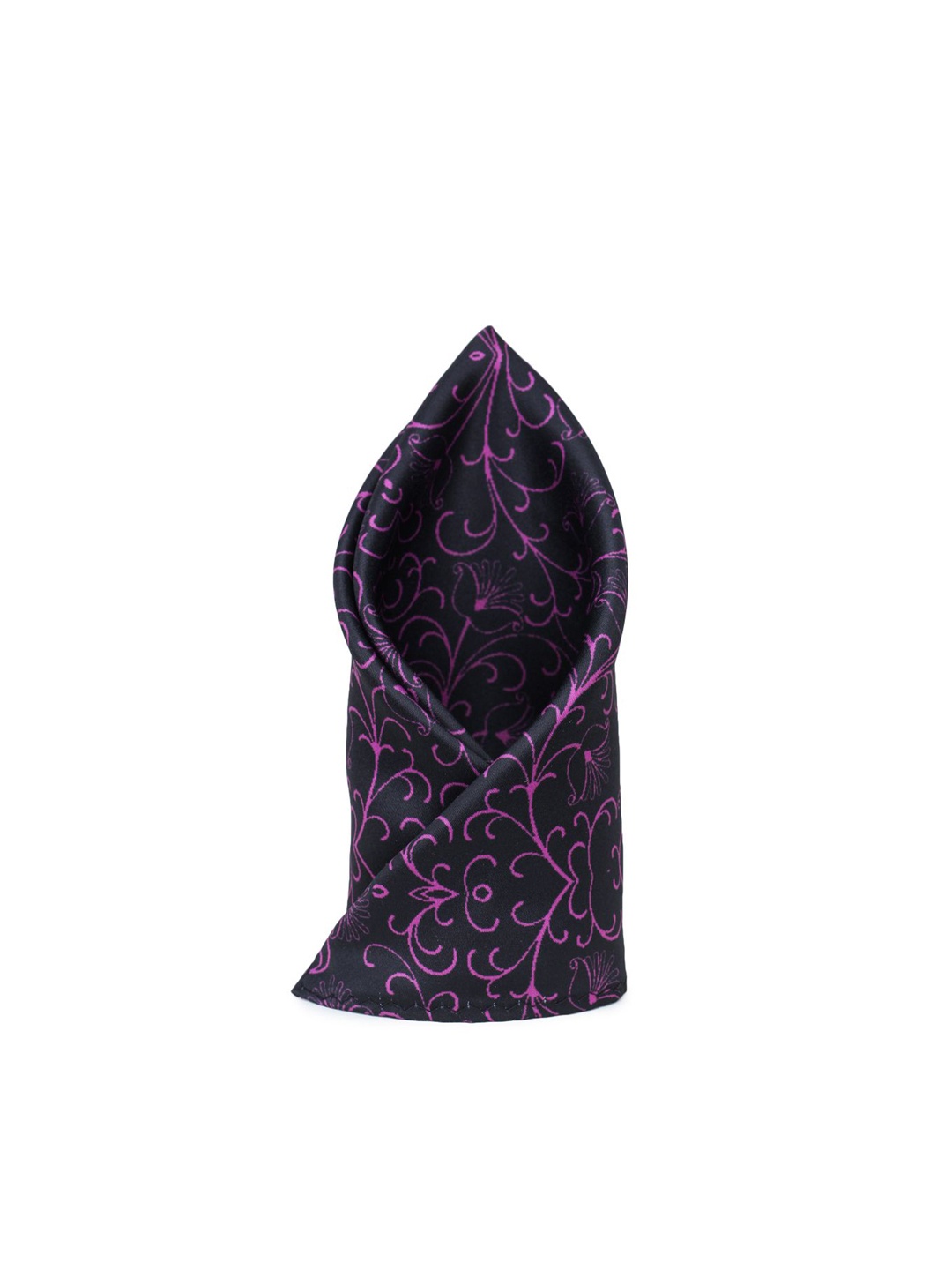 

ELLIS Men Printed Pocket Square, Black