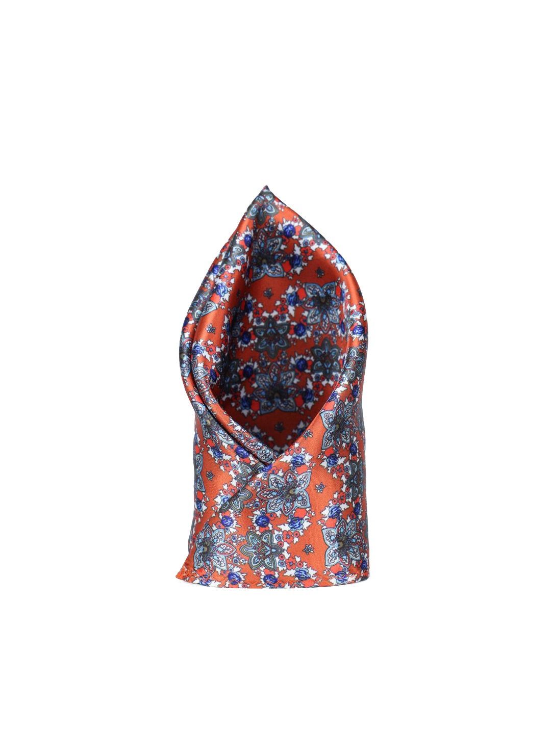 

ELLIS Men Printed Pocket Square, Orange