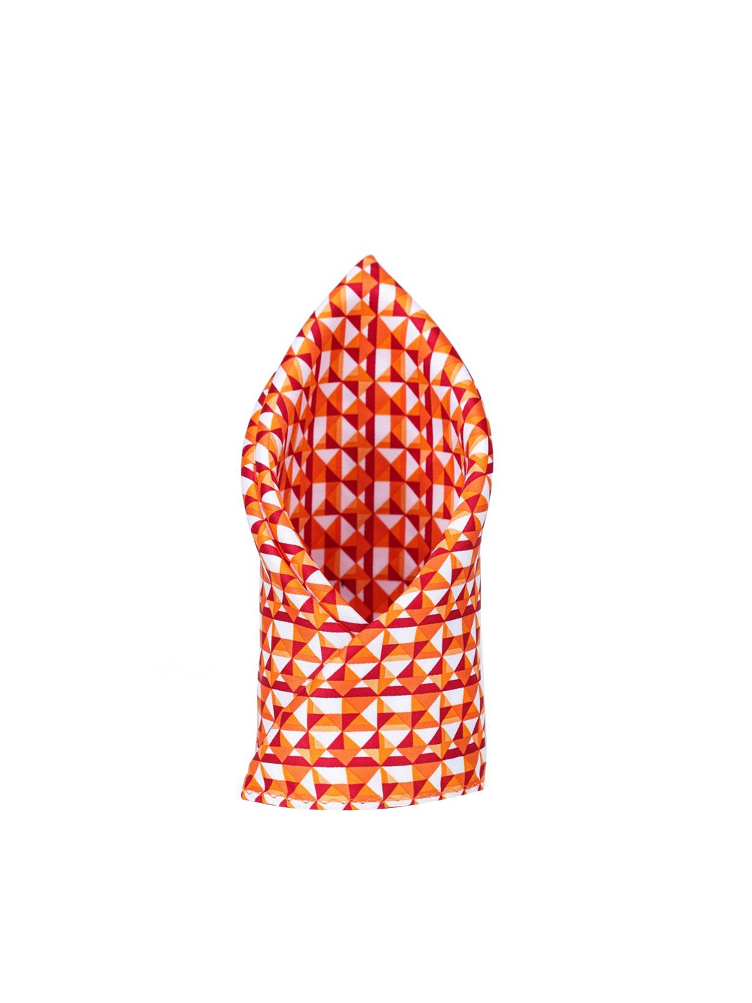 

ELLIS Men Printed Pocket Square, Orange