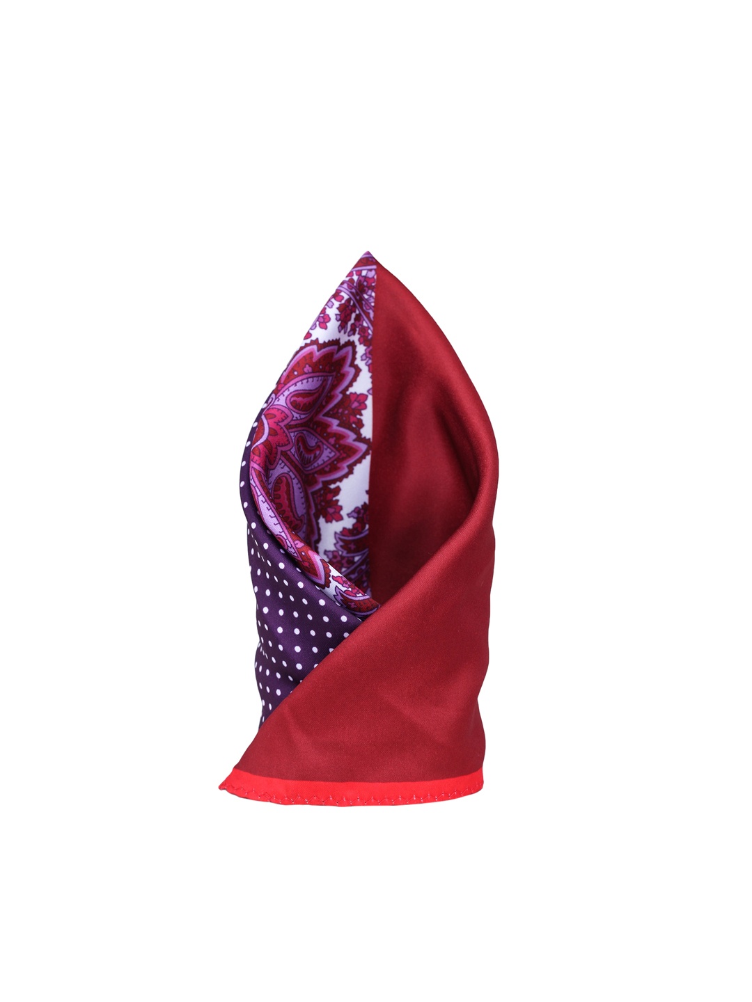 

ELLIS Men Printed Pocket Squares, Red