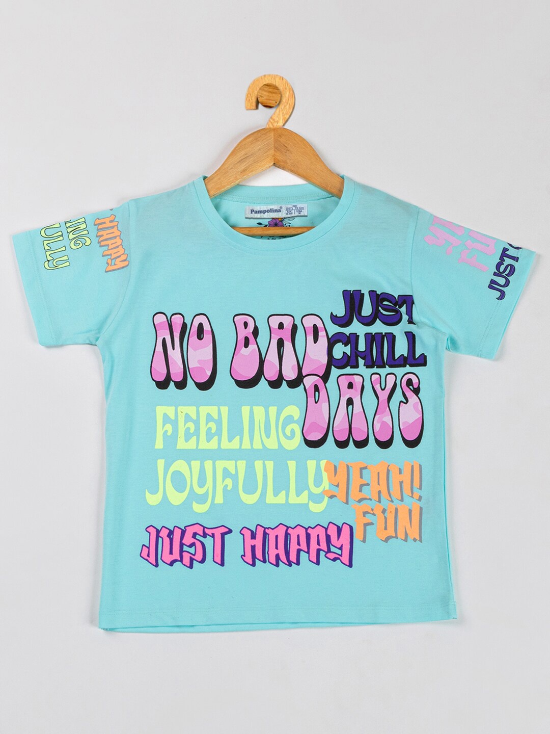 

PAMPOLINA Blue Print Cotton Top