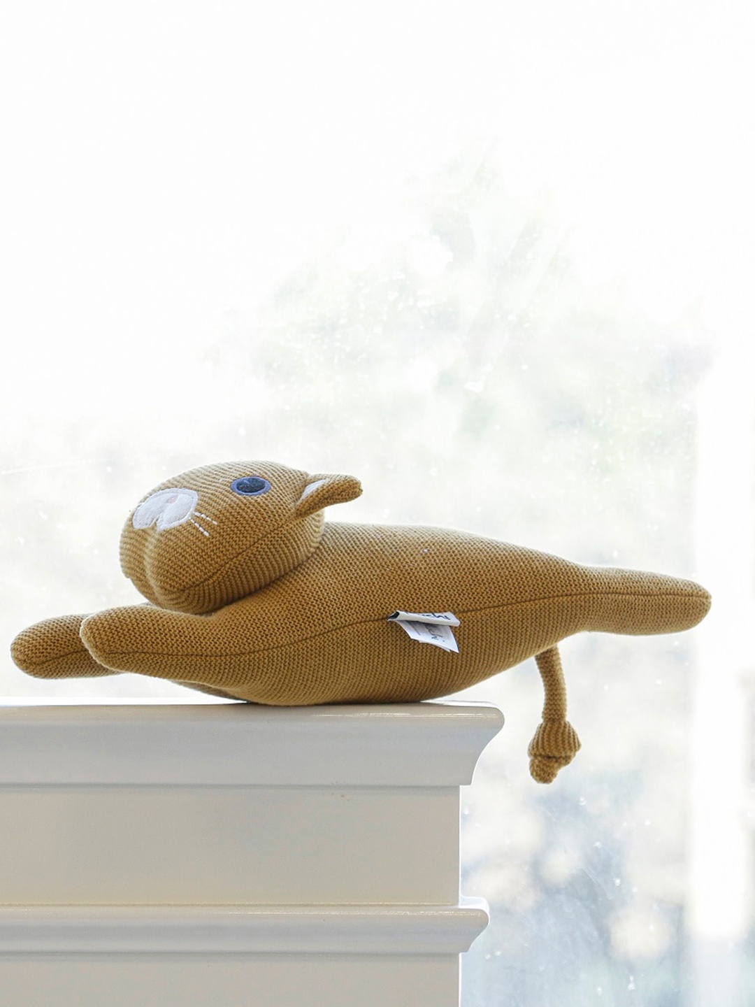 

Pluchi Kids Cotton Flying Cat Soft Toy, Mustard