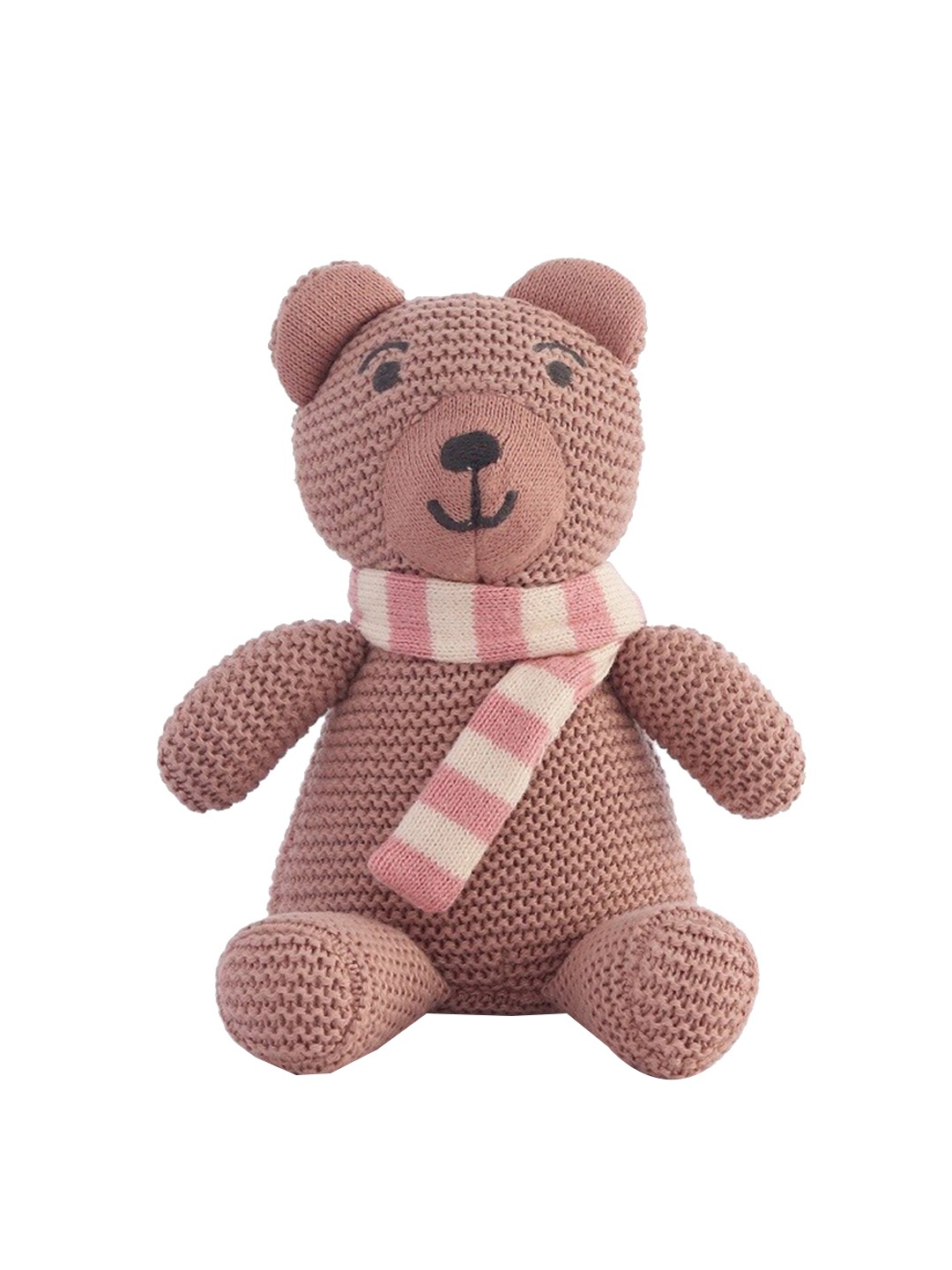 

Pluchi Kids Cotton Baby Bear With Scarf, Pink