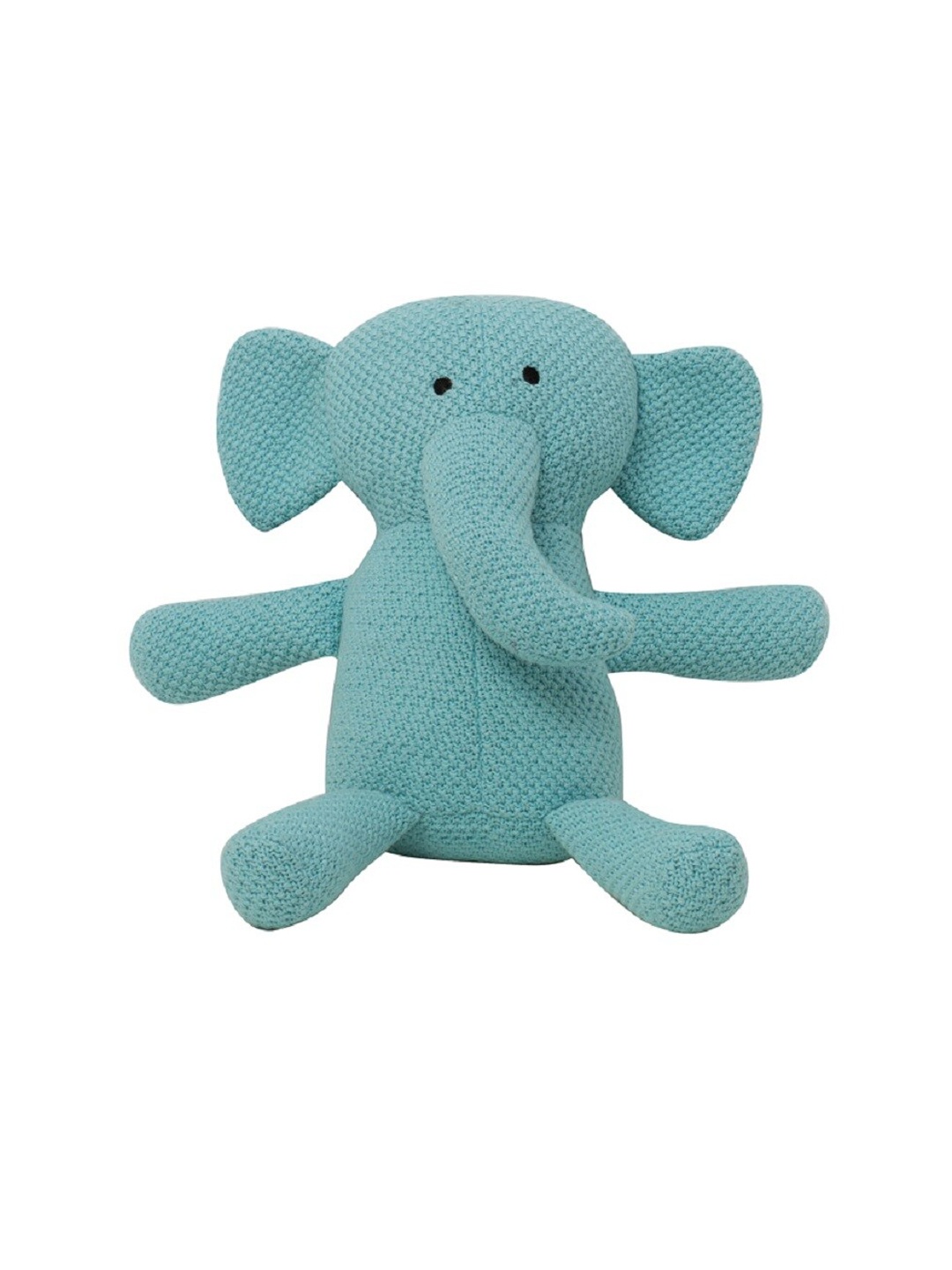 

Pluchi Kids Elephant Cotton Soft Toy, Blue