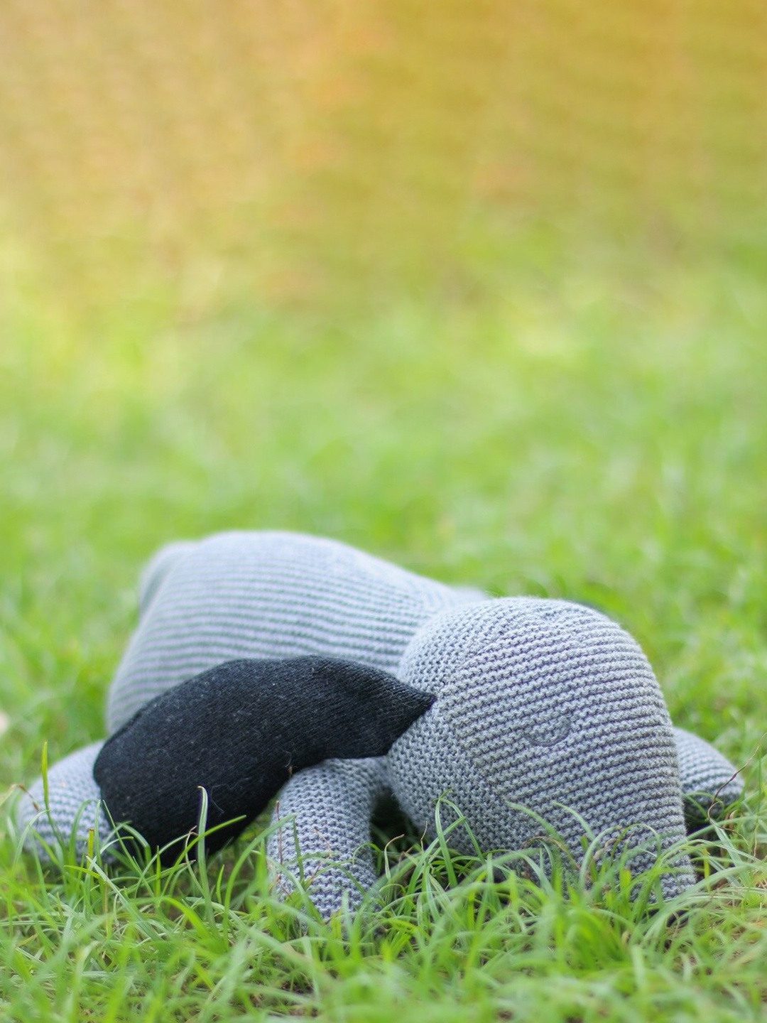 

Pluchi Kids Fidel Puppy Cotton Soft Toy, Grey melange