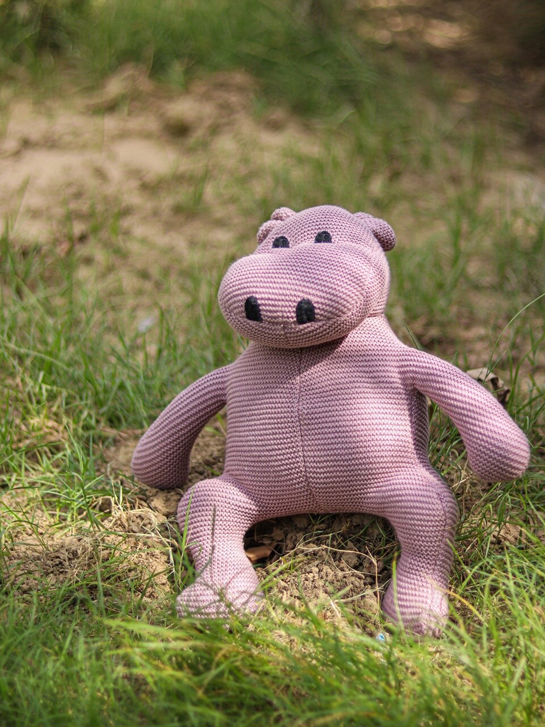 

Pluchi Kids Hippo Cotton Soft Toy, Pink