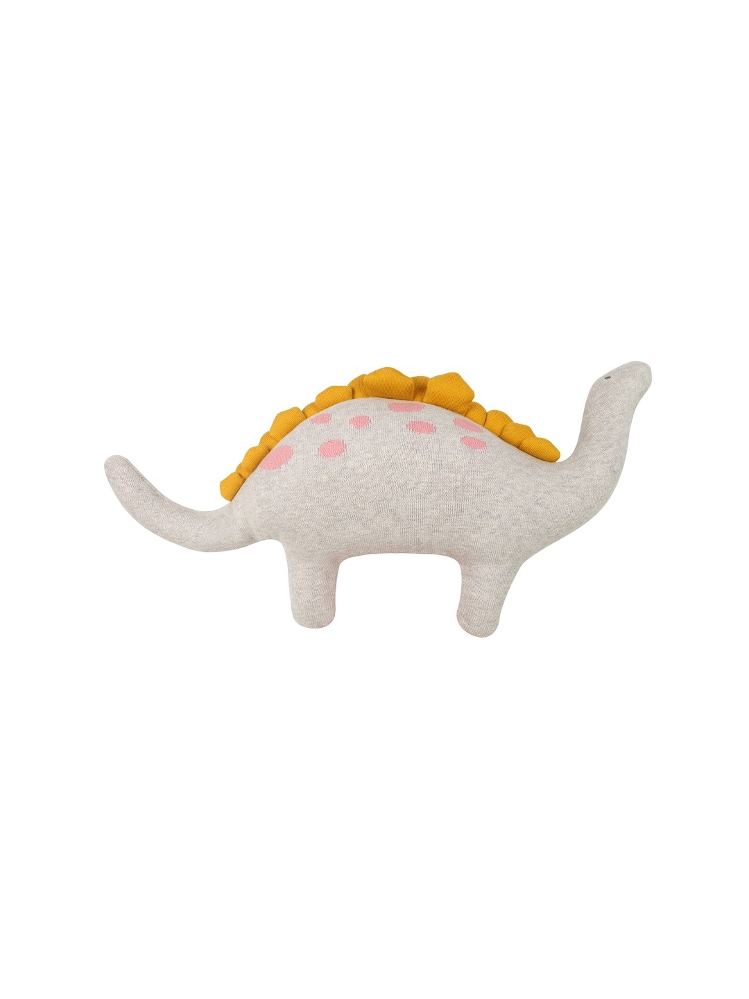 

Pluchi Kids Cotton Dino Stuffed Soft Toy, Grey melange