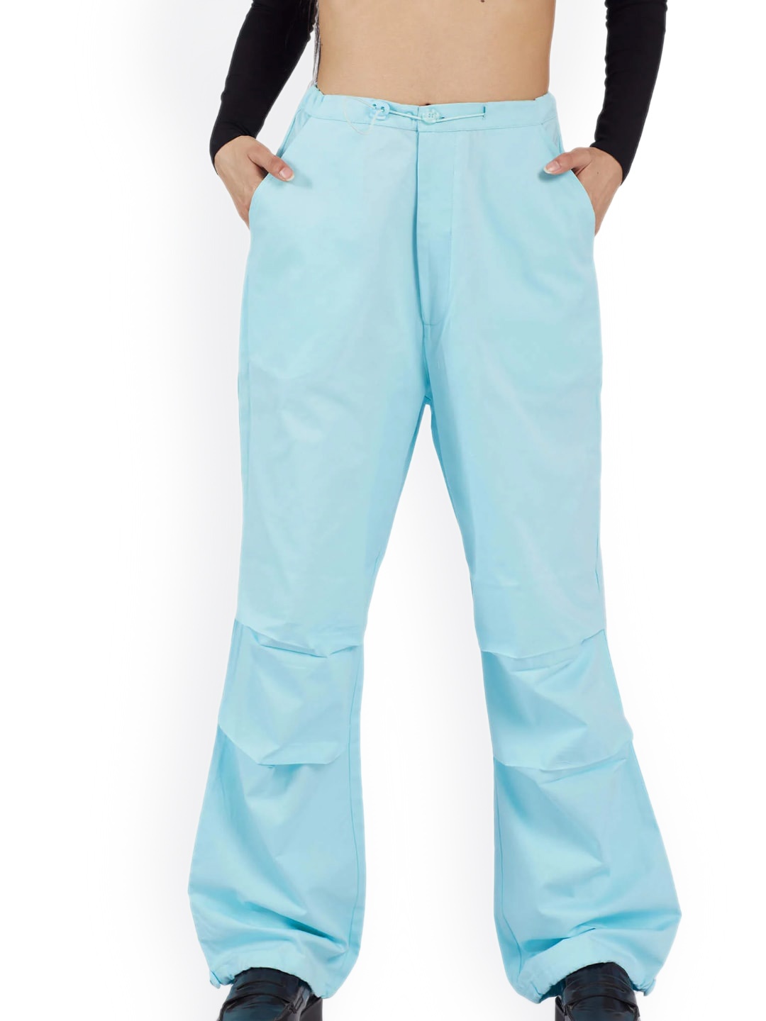 

Bonkers Corner Women Blue Cotton Tarck Pants