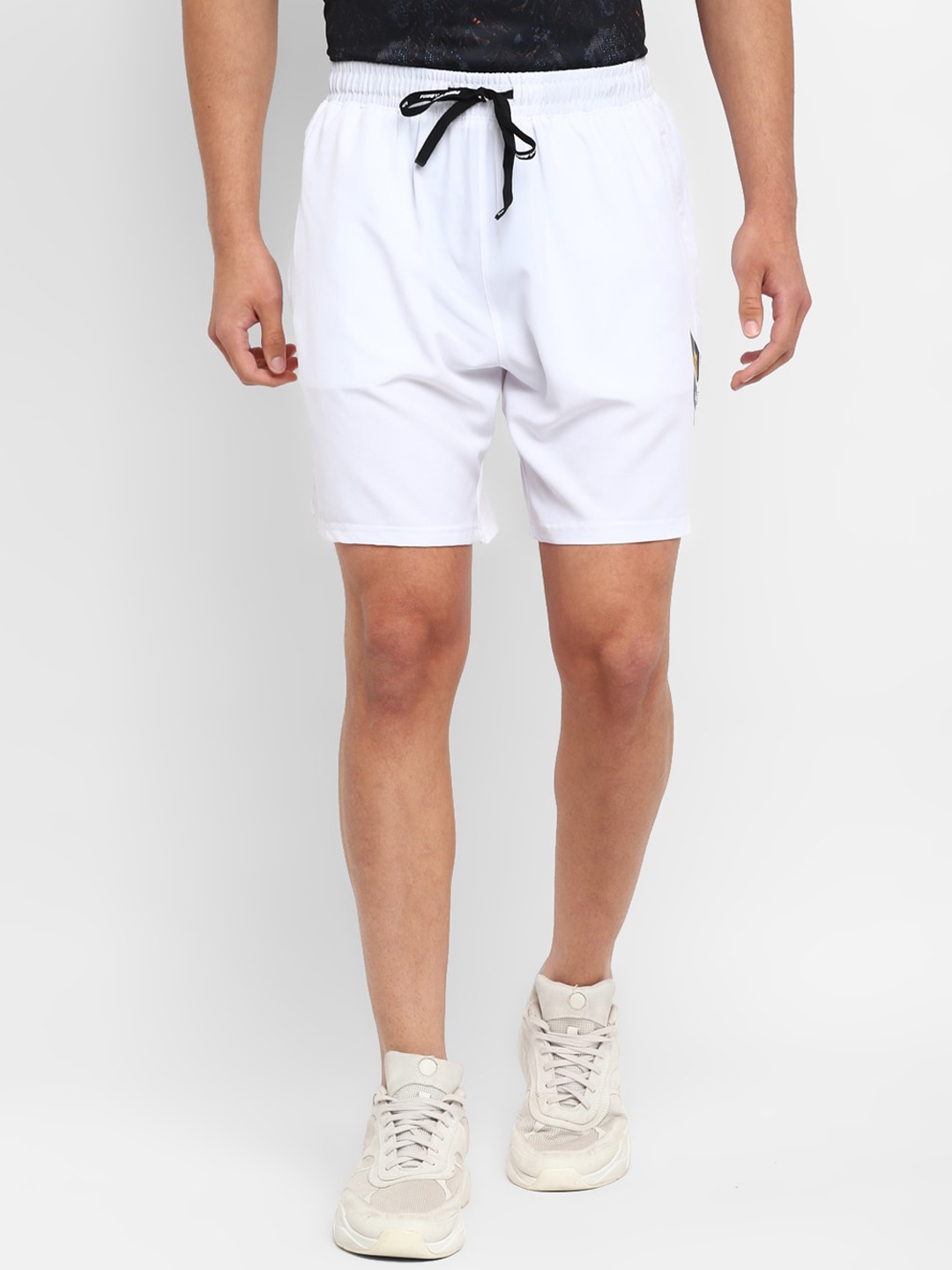 

FURO by Red Chief Men Training or Gym Sports Shorts, White