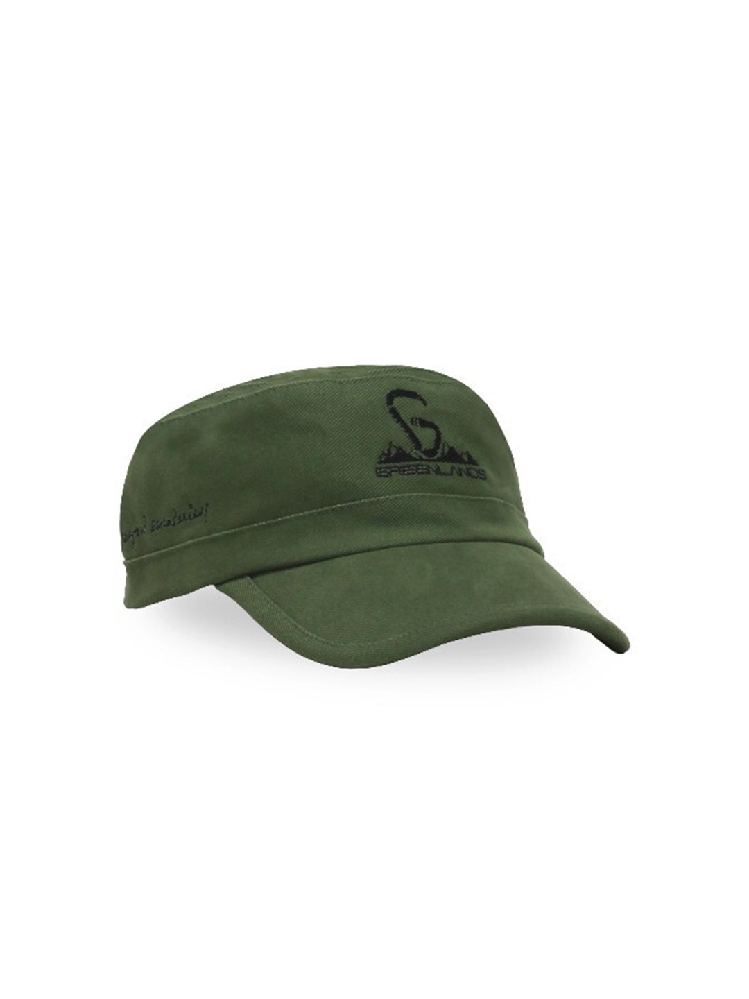 

GREENLANDS Brand Logo Embroidered Baseball Cap, Green