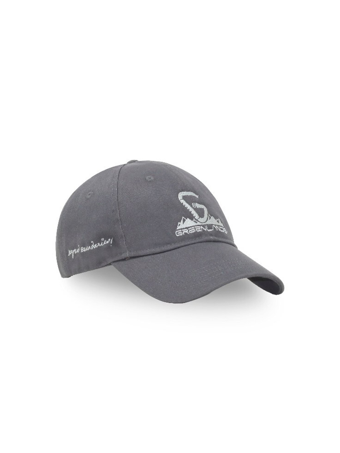 

GREENLANDS Brand Logo Embroidered Baseball Cap, Grey