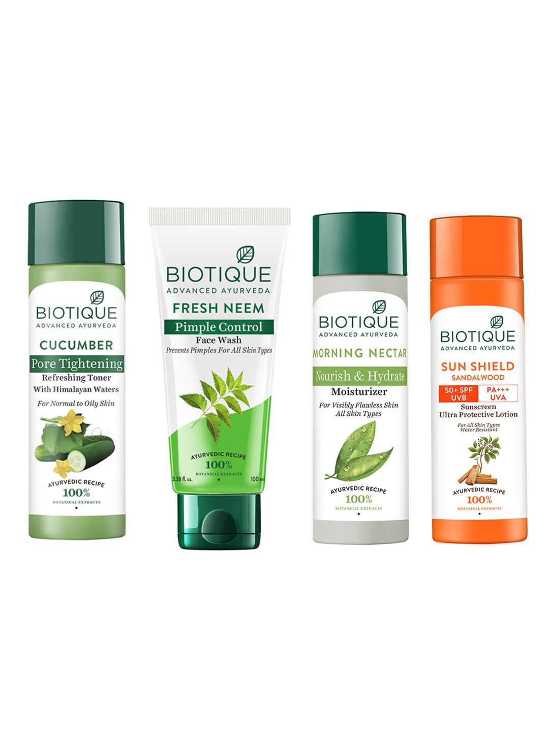 

Biotique Summer Skin Care Combo, White