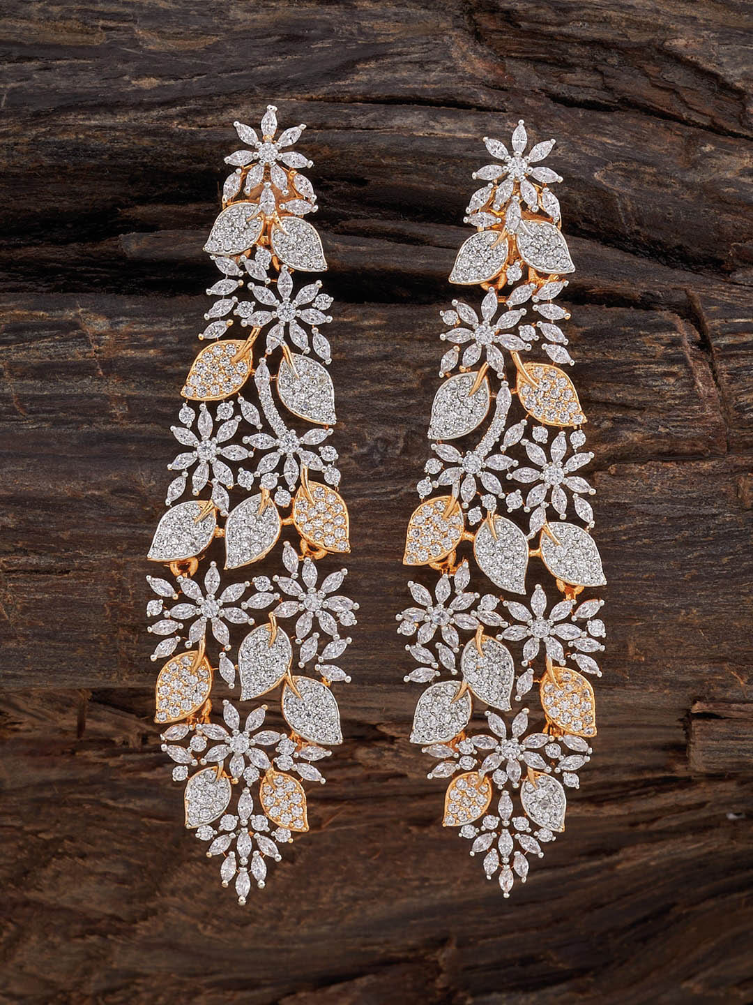 

Kushal's Fashion Jewellery Rose Gold-Plated Contemporary Drop Earrings