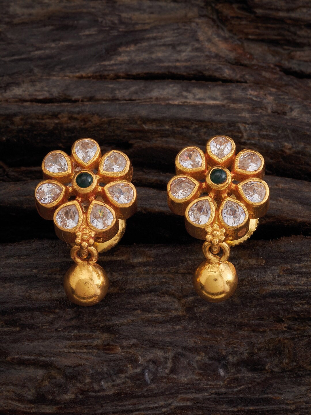 

Kushal's Fashion Jewellery Circular Drop Earrings, Gold