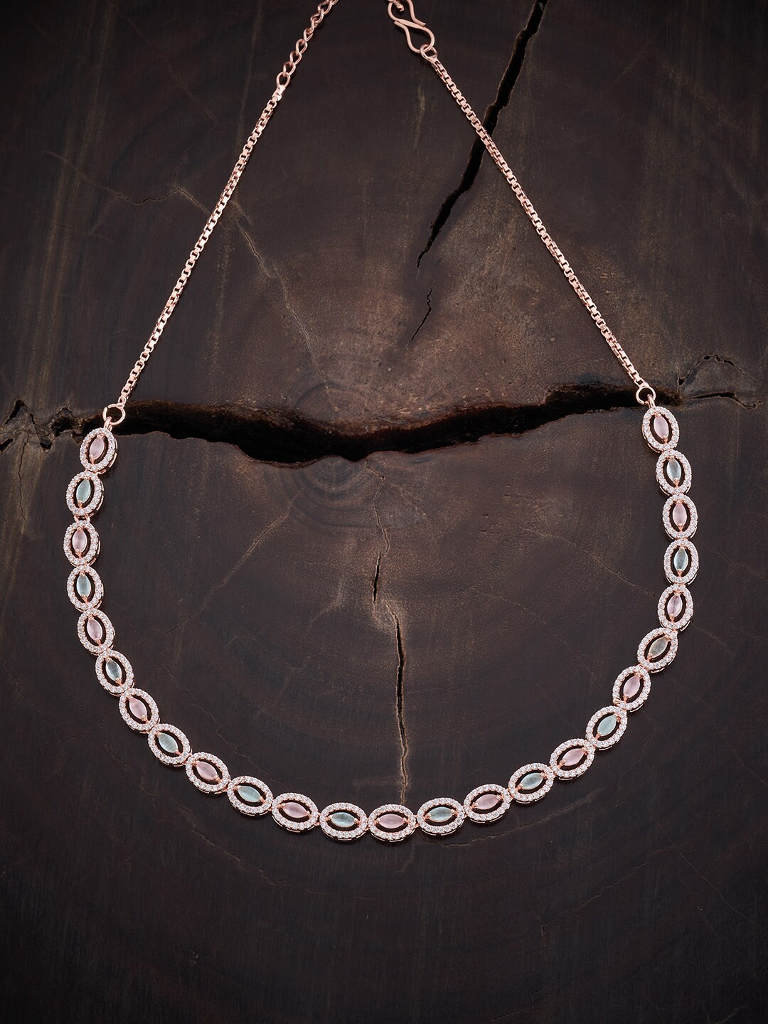 

Kushal's Fashion Jewellery Copper Rose Gold-Plated Necklace