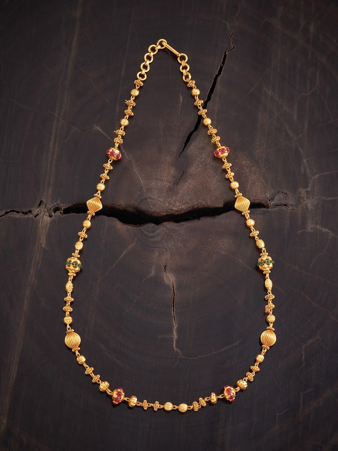 

Kushal's Fashion Jewellery Copper Antique Chain, Gold