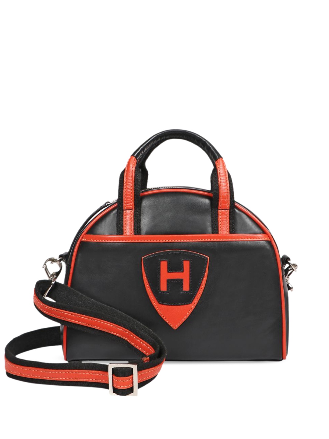 

Hidesign Leather Duffel Bag, Black