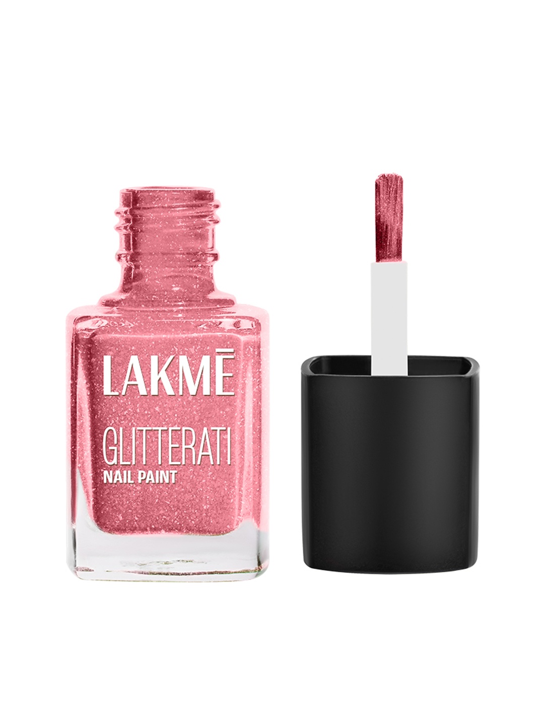 

Lakme Glitterati Collection Nail Paint For High Glam, 12ml, Pink