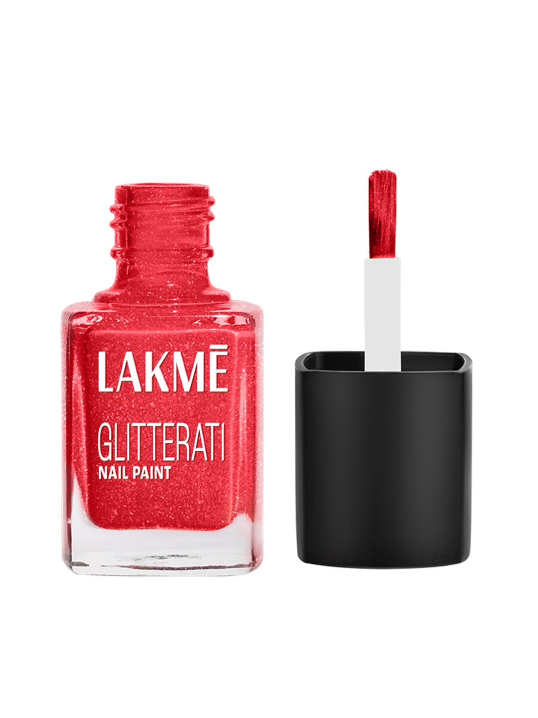 Lakme Glitterati Collection Nail Paint For High Glam, 12ml, Coral