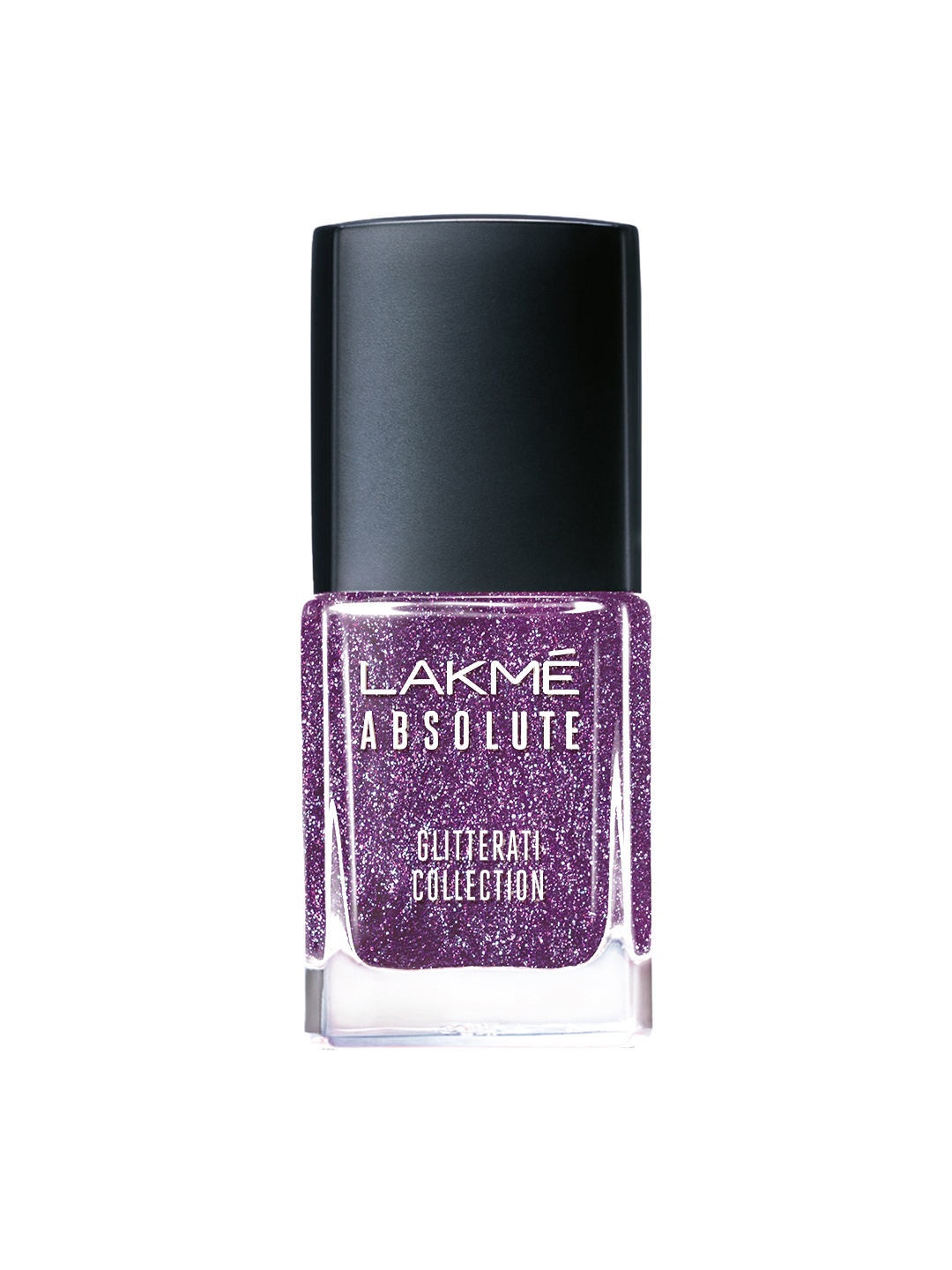 

Lakme Absolute Gel Stylist Glitterati Collection Nail Polish 12ml - Amethyst 119, Purple