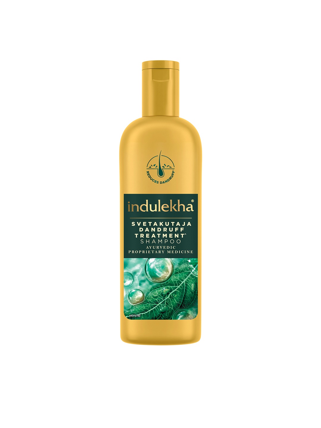 

indulekha Dandruff Treatment Shampoo with Pudina Sattva & Amla - 200ml, Yellow