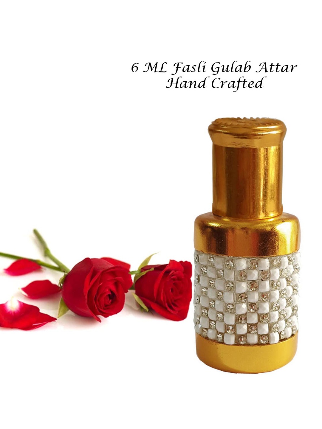

Menjewell Fasli Gulab Attar Perfume-6 ml-Floral, Gold