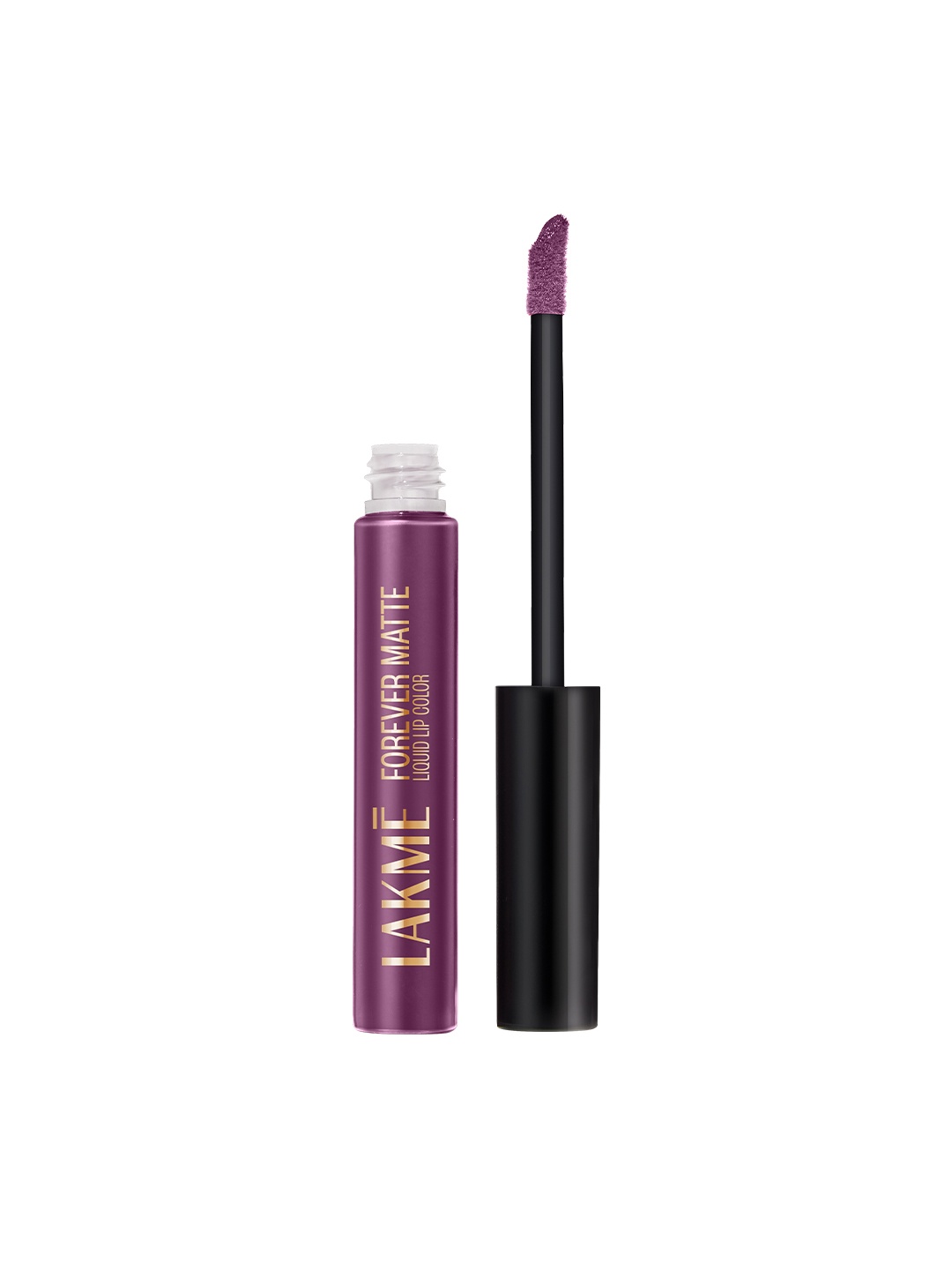 

Lakme Forever Matte Long-Lasting Liquid Lip Color 5.6ml - Brown Vixen, Purple