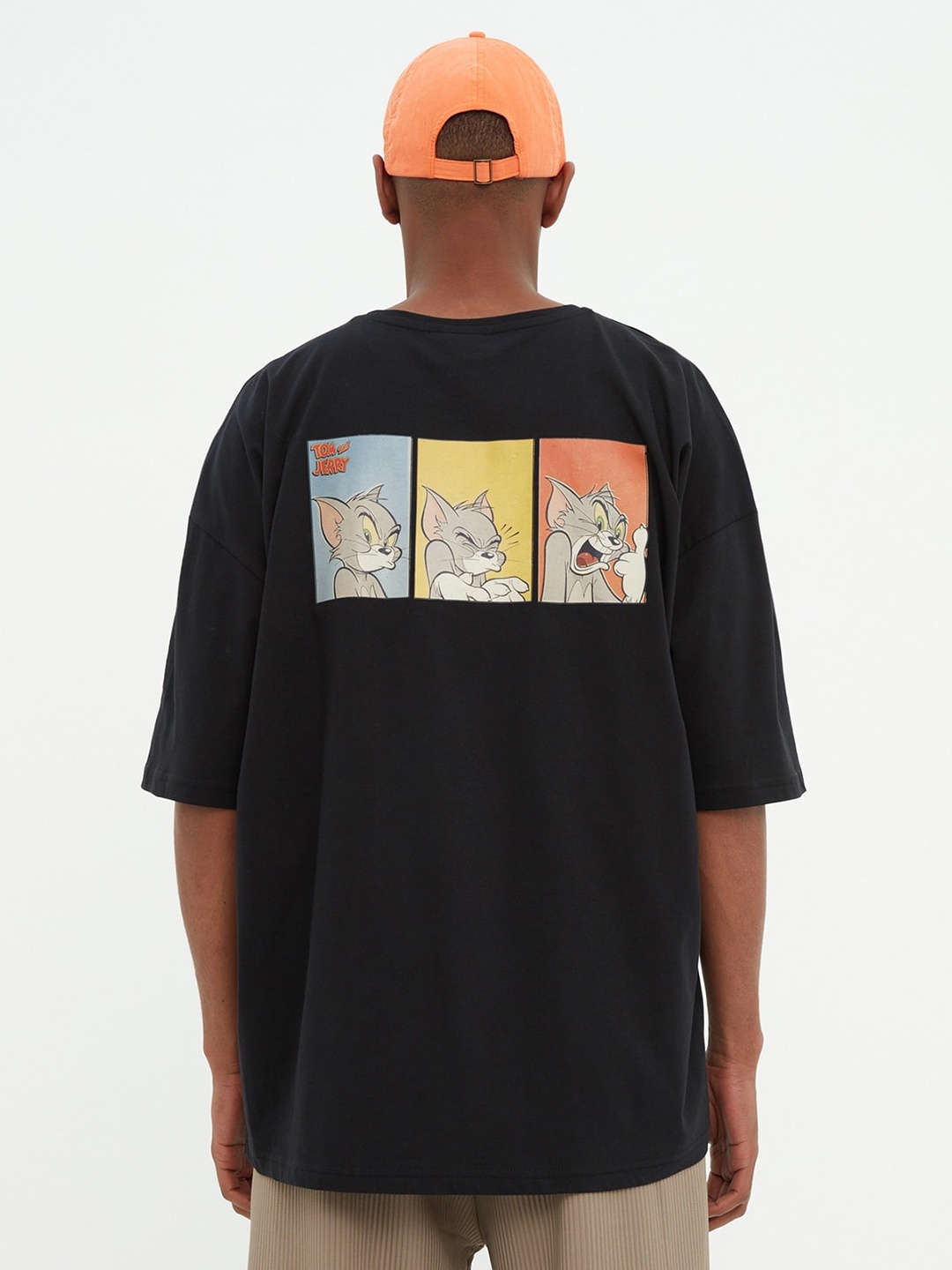 

Trendyol Tom And Jerry Graphic Printed T-Shirt, Black