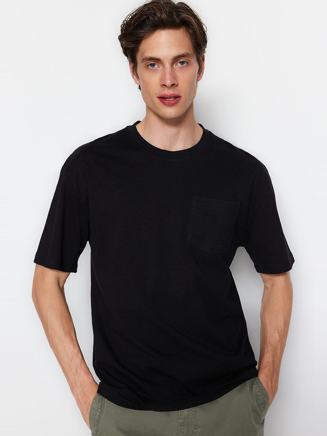 

Trendyol Pure Cotton T-shirt, Black