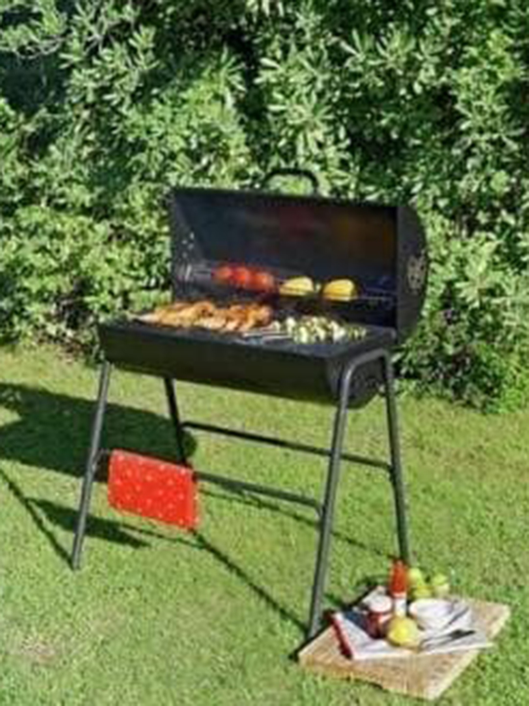 

Peng Essentials Black Charcoal Anti-Rust Drum Barbeque Grill