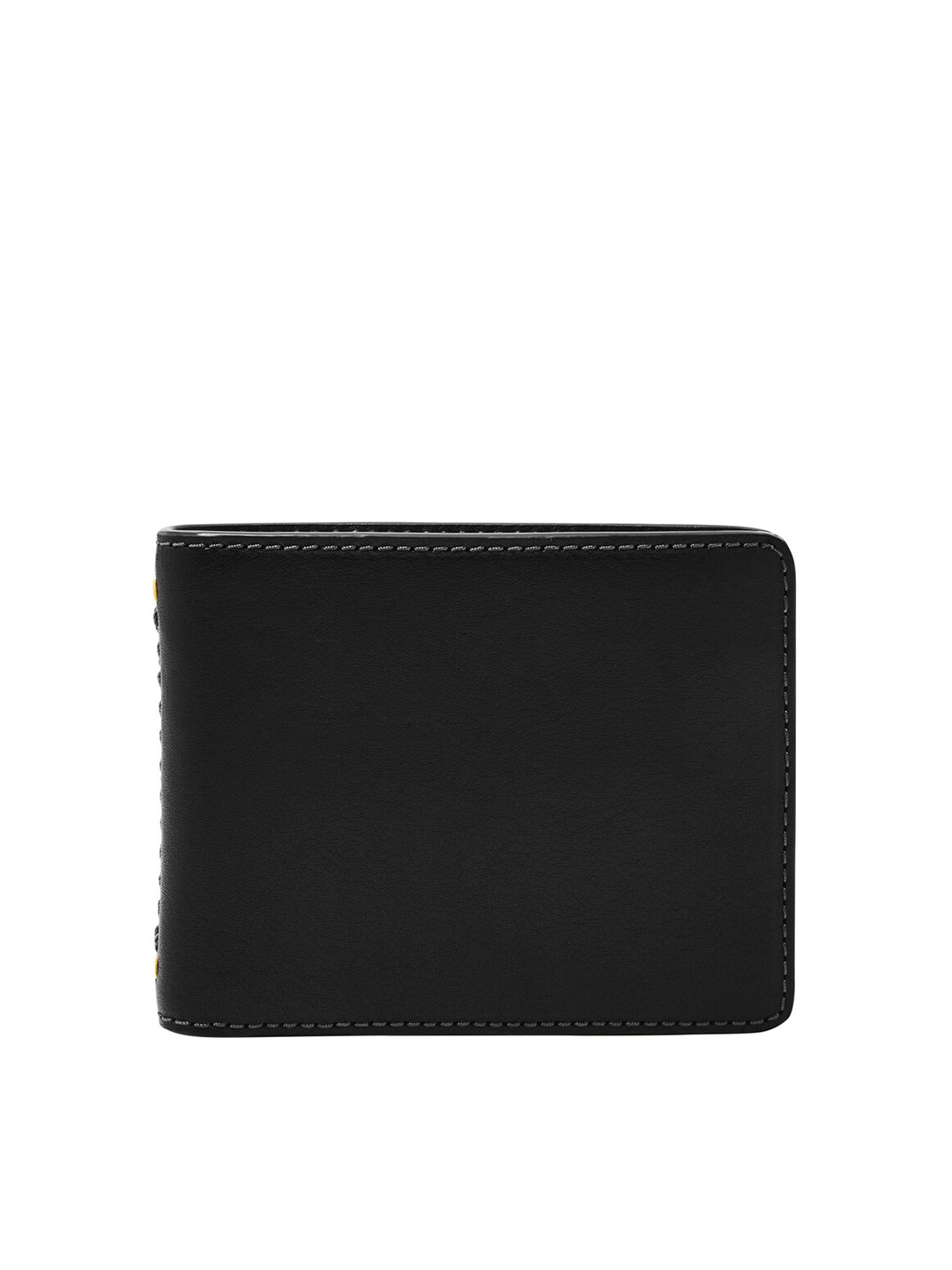 

Fossil Men Textured Leather Two Fold Wallet, Black