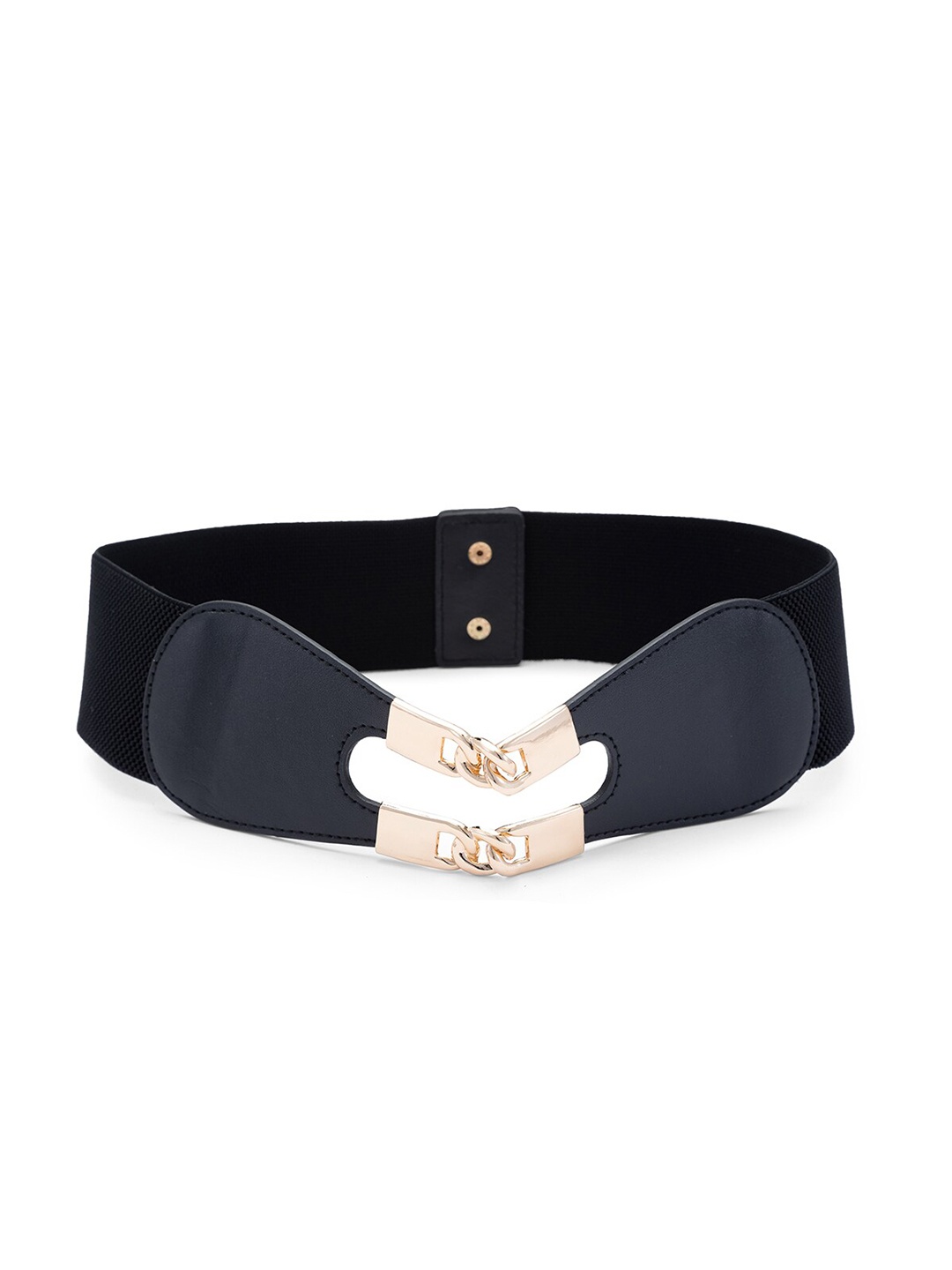 

Globus Women Sretchable Wide Belt, Black