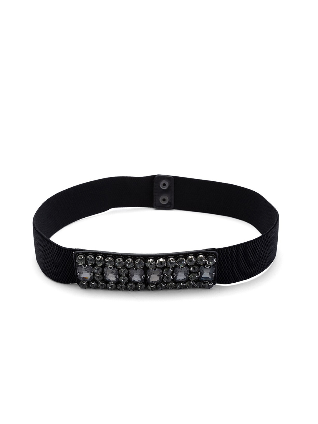 

Globus Women Embellished Stretchable Belt, Black