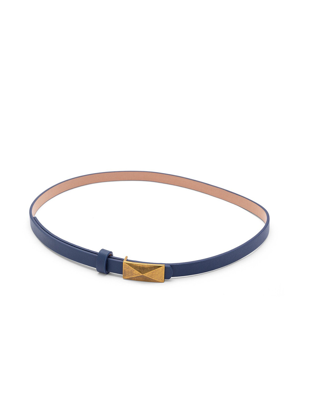 

Globus Women PU Push Pin Belt, Navy blue