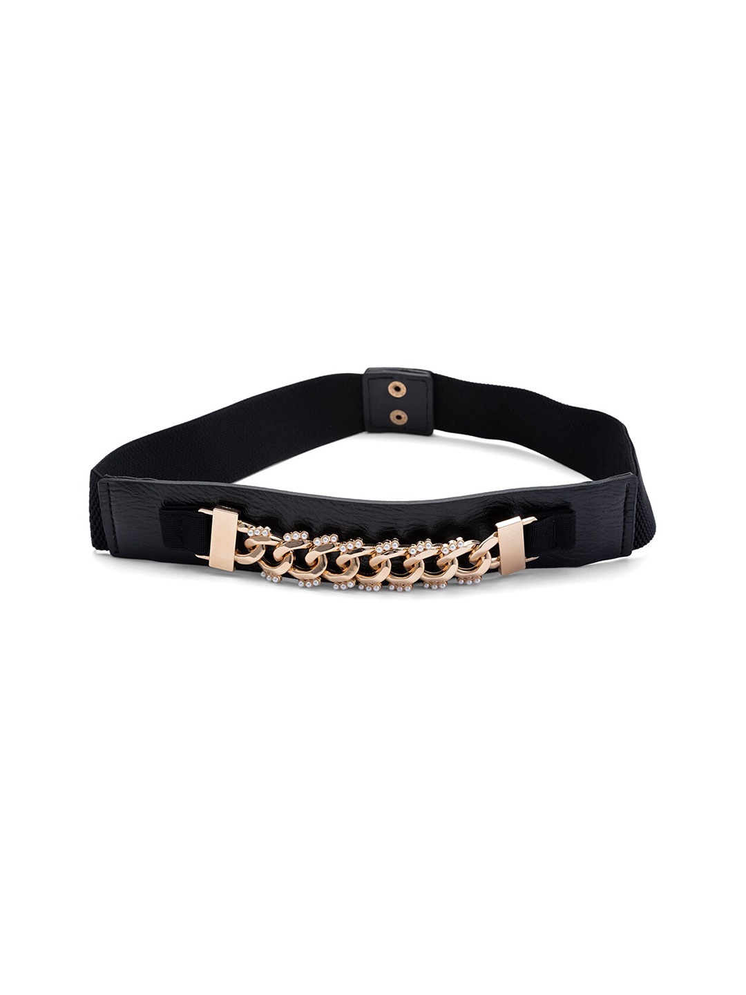 

Globus Women Embellished Stretchable Belt, Black