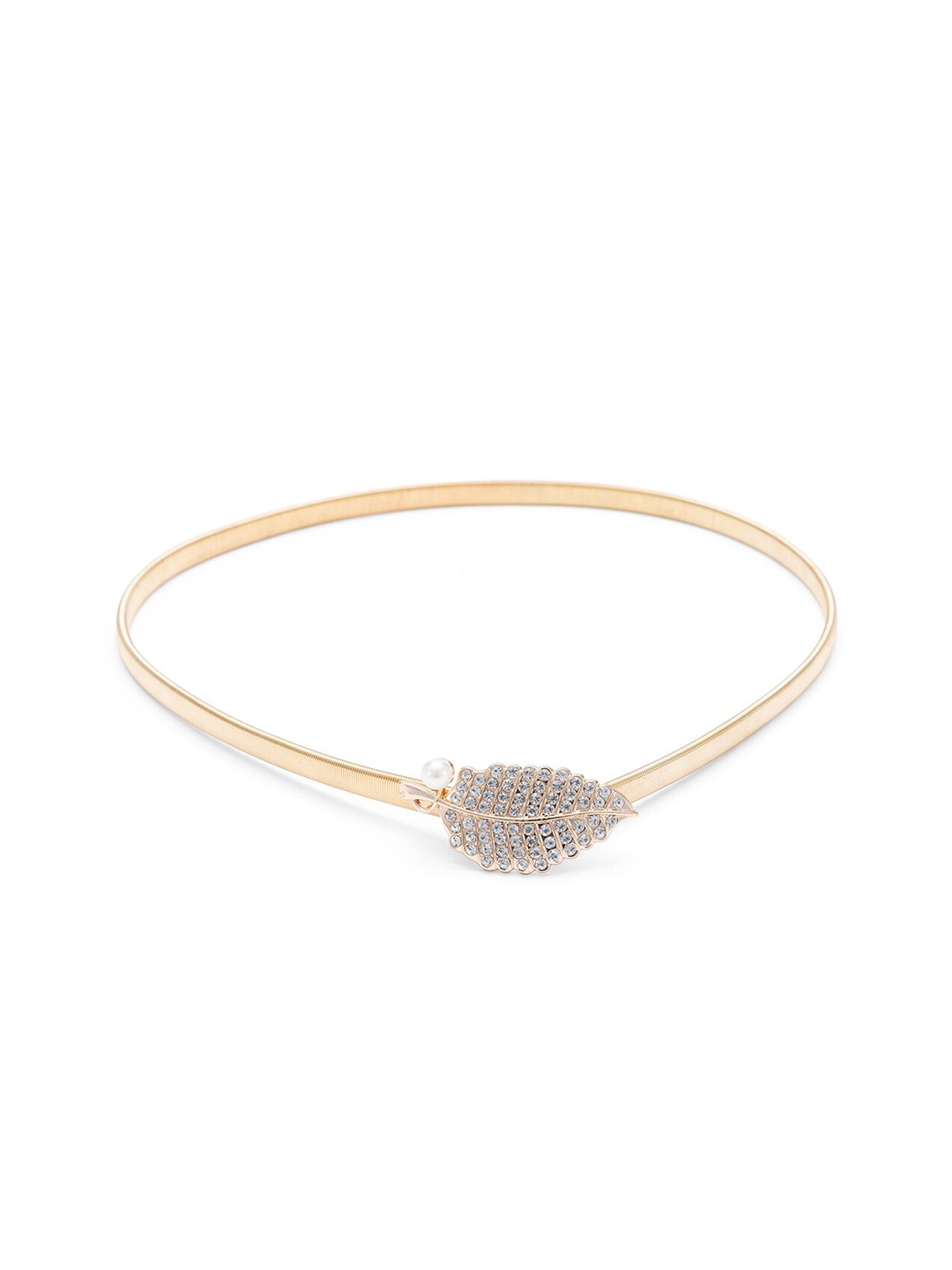 

Globus Women Embellished Stretchable Belt, Nude