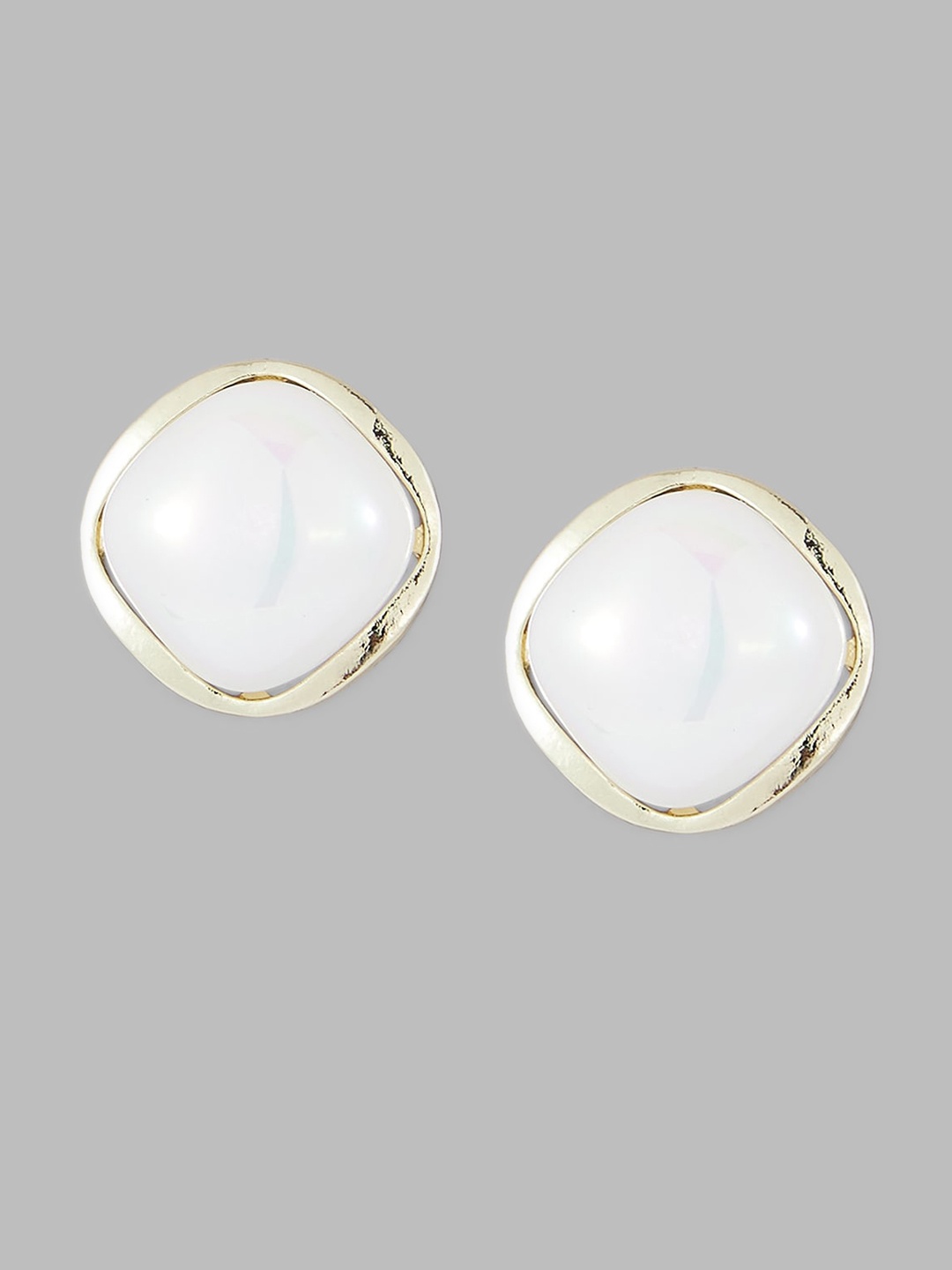 

Globus Gold-Plated Circular Studs Earrings