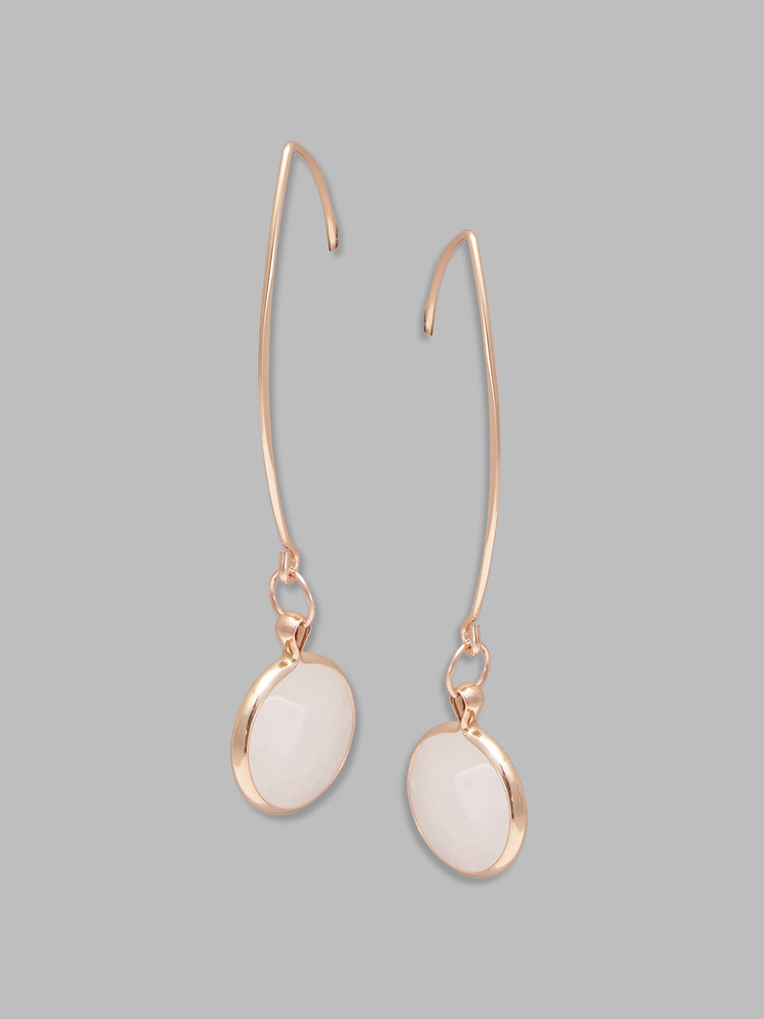 

Globus Gold-Plated Circular Drop Earrings