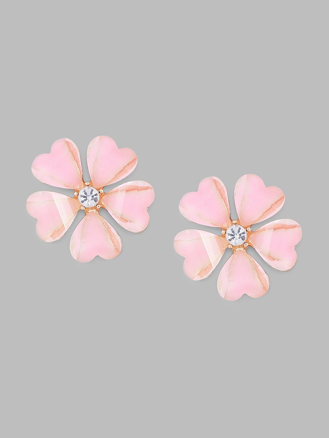 

Globus Gold-Plated Floral Studs Earrings
