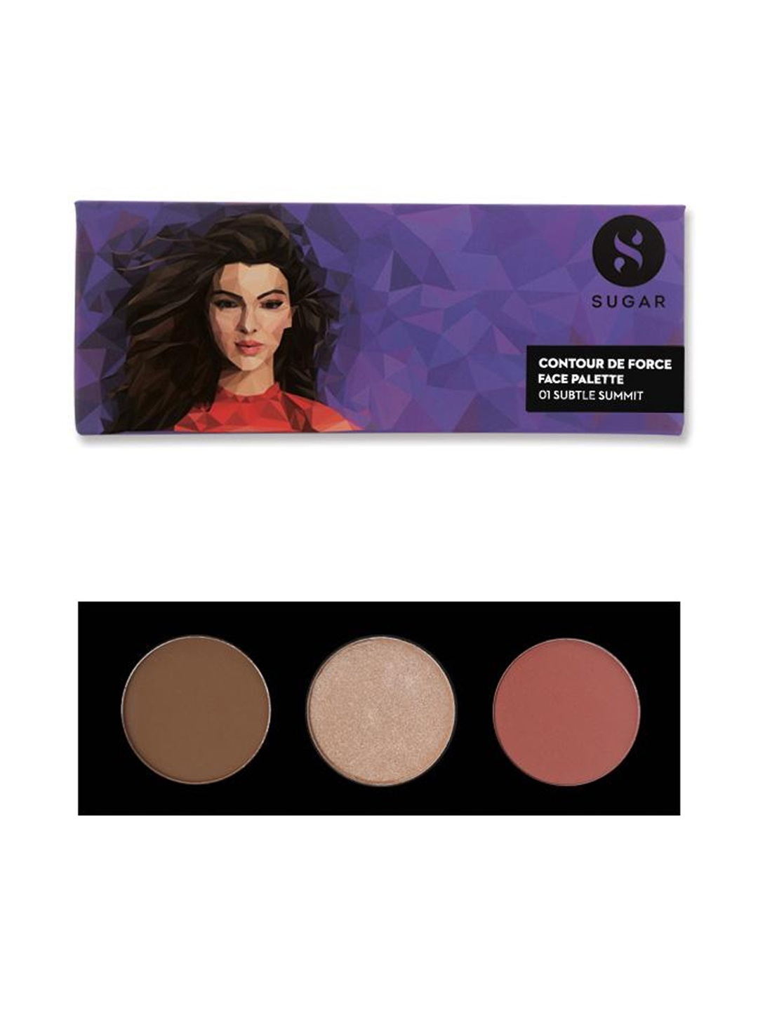 

SUGAR Contour De Force Lightweight Face Palette 12 g - Subtle Summit 01, Multi