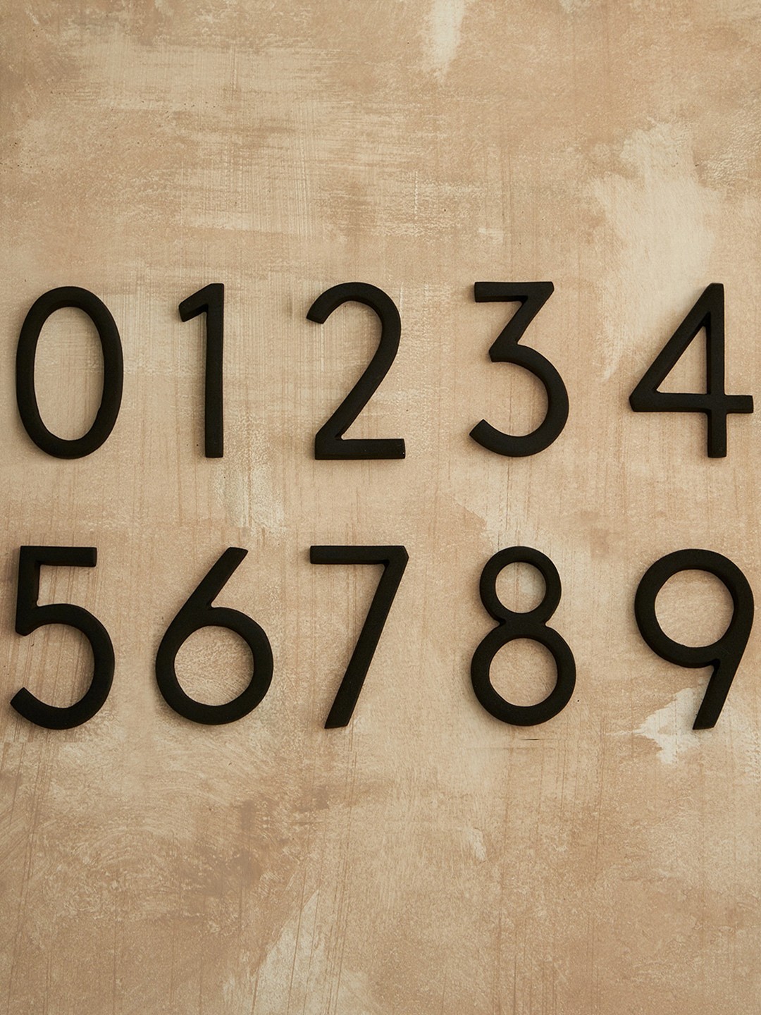 

DecorTwist Black Modern Number 2 Wall Plate