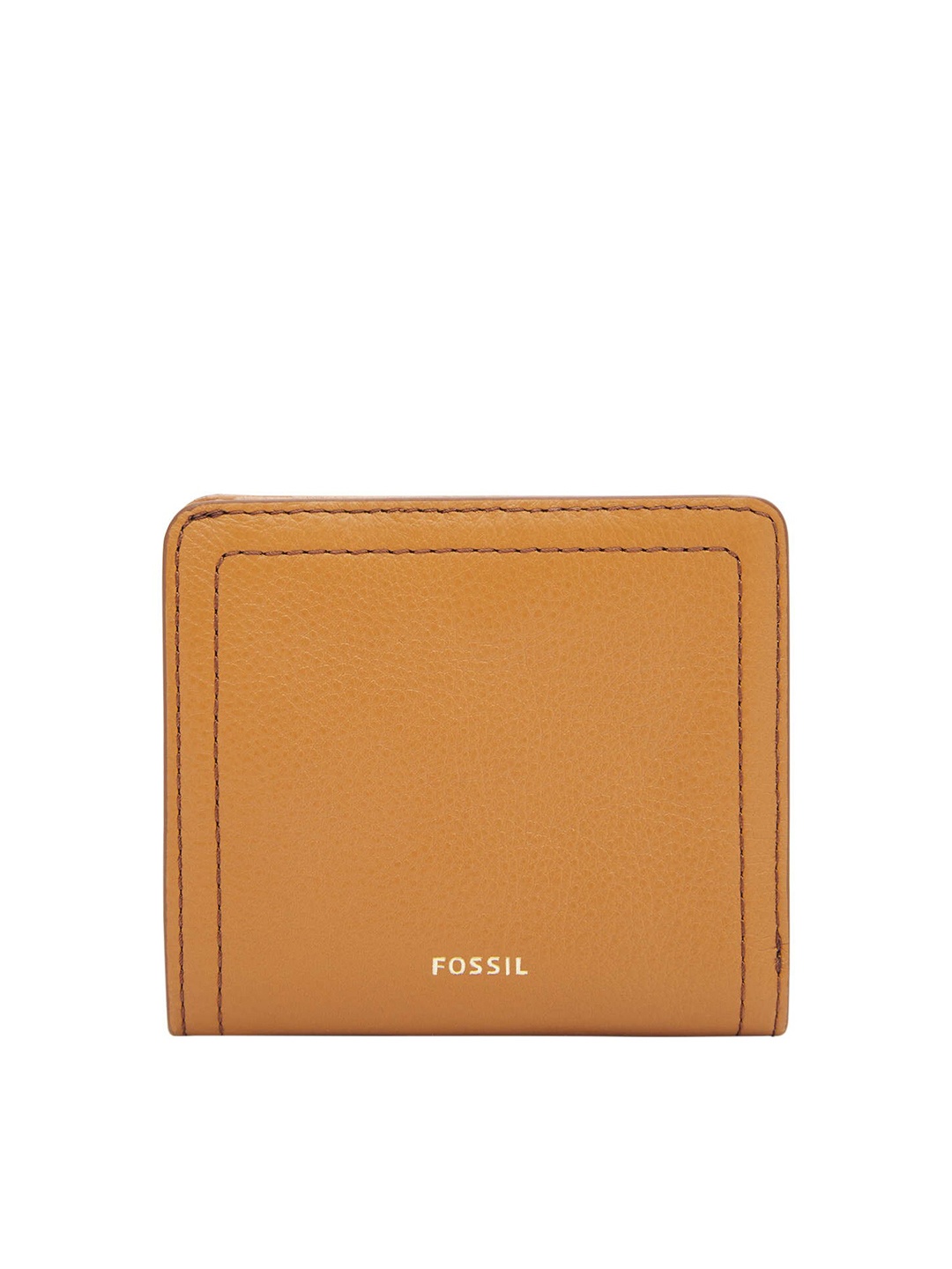 

Fossil Women Leather Two Fold Wallet, Camel brown