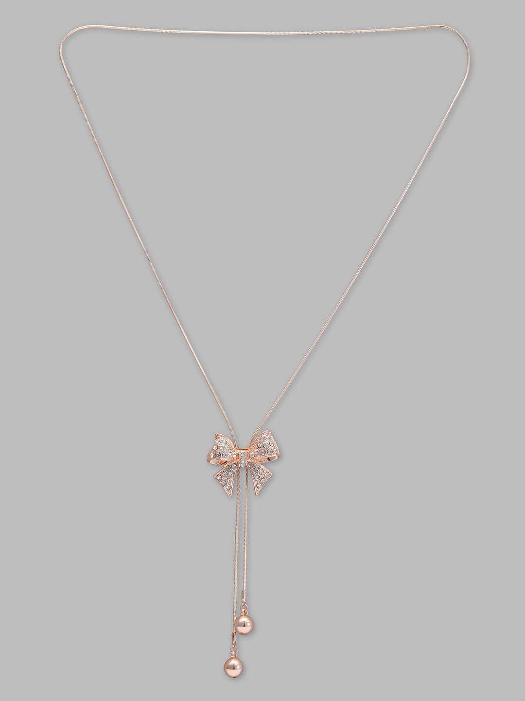 

Globus White Rose Gold-Plated Necklace