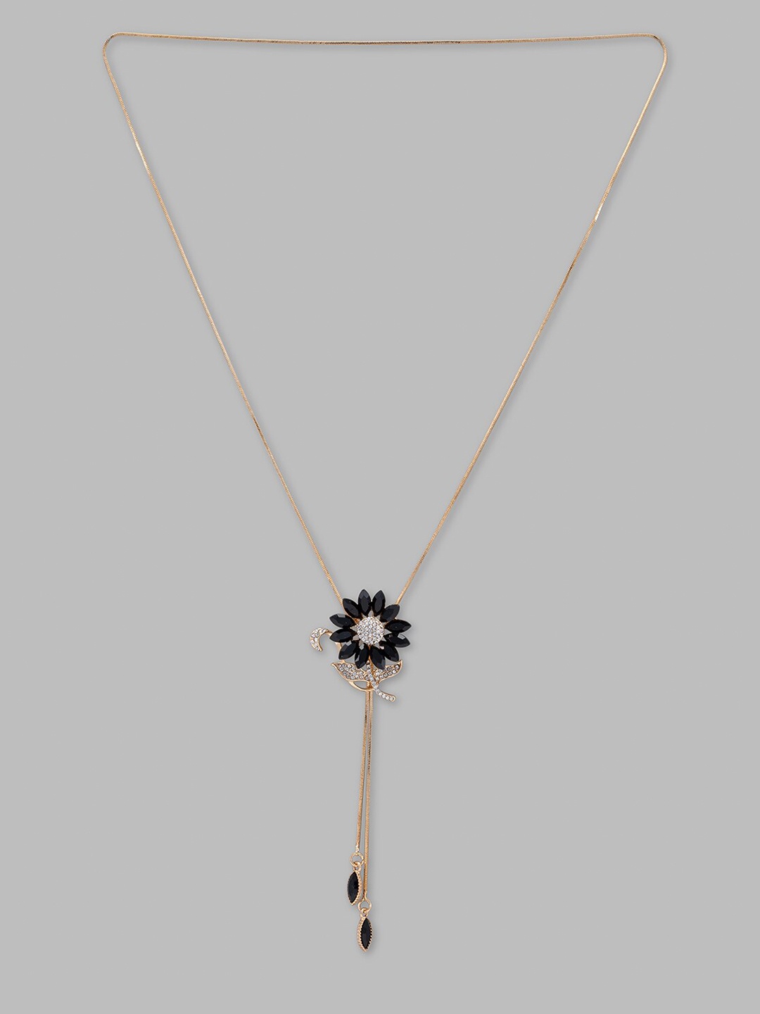 

Globus Black Gold-Plated Necklace