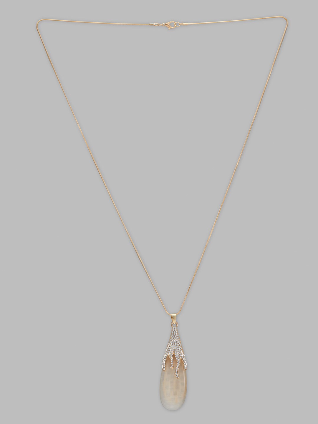 

Globus White Gold-Plated Necklace