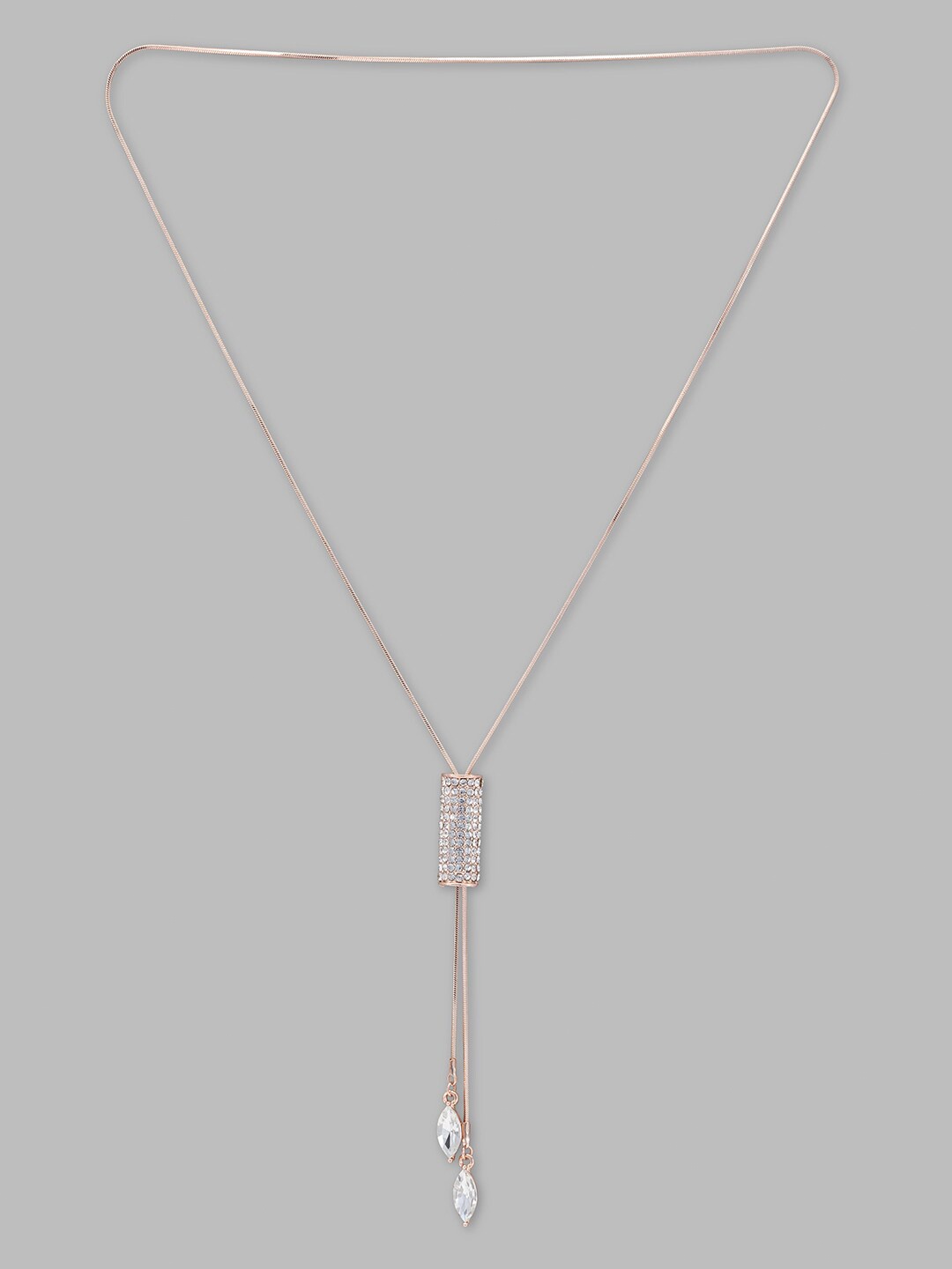 

Globus Rose Gold-Plated Minimal Necklace