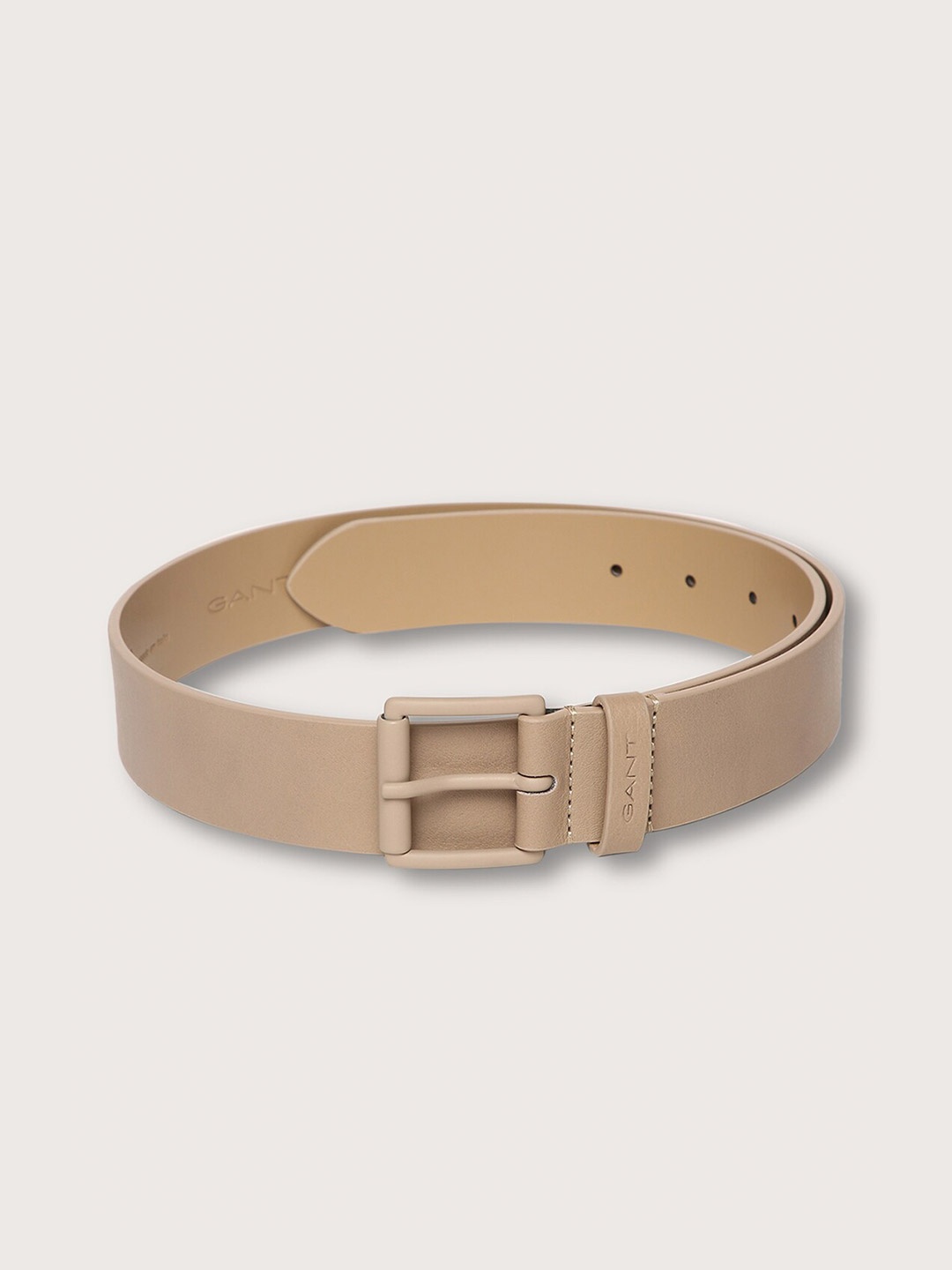 

GANT Men Tang Closure Leather Belt, Beige