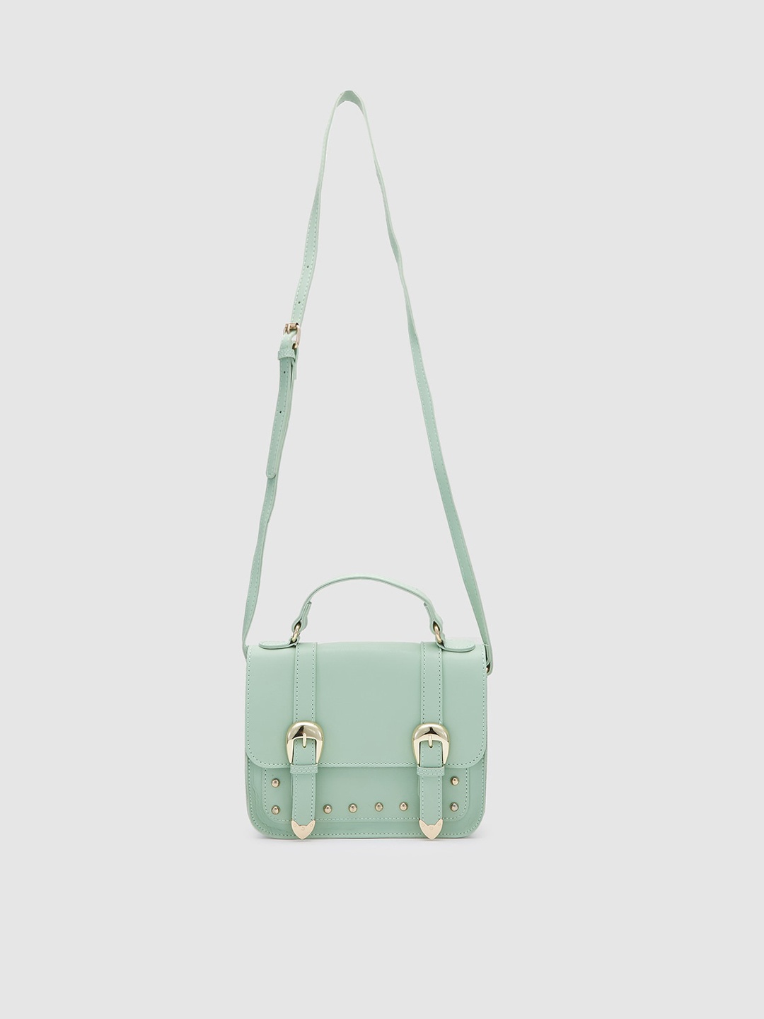 

Globus Green Structured Sling Bag