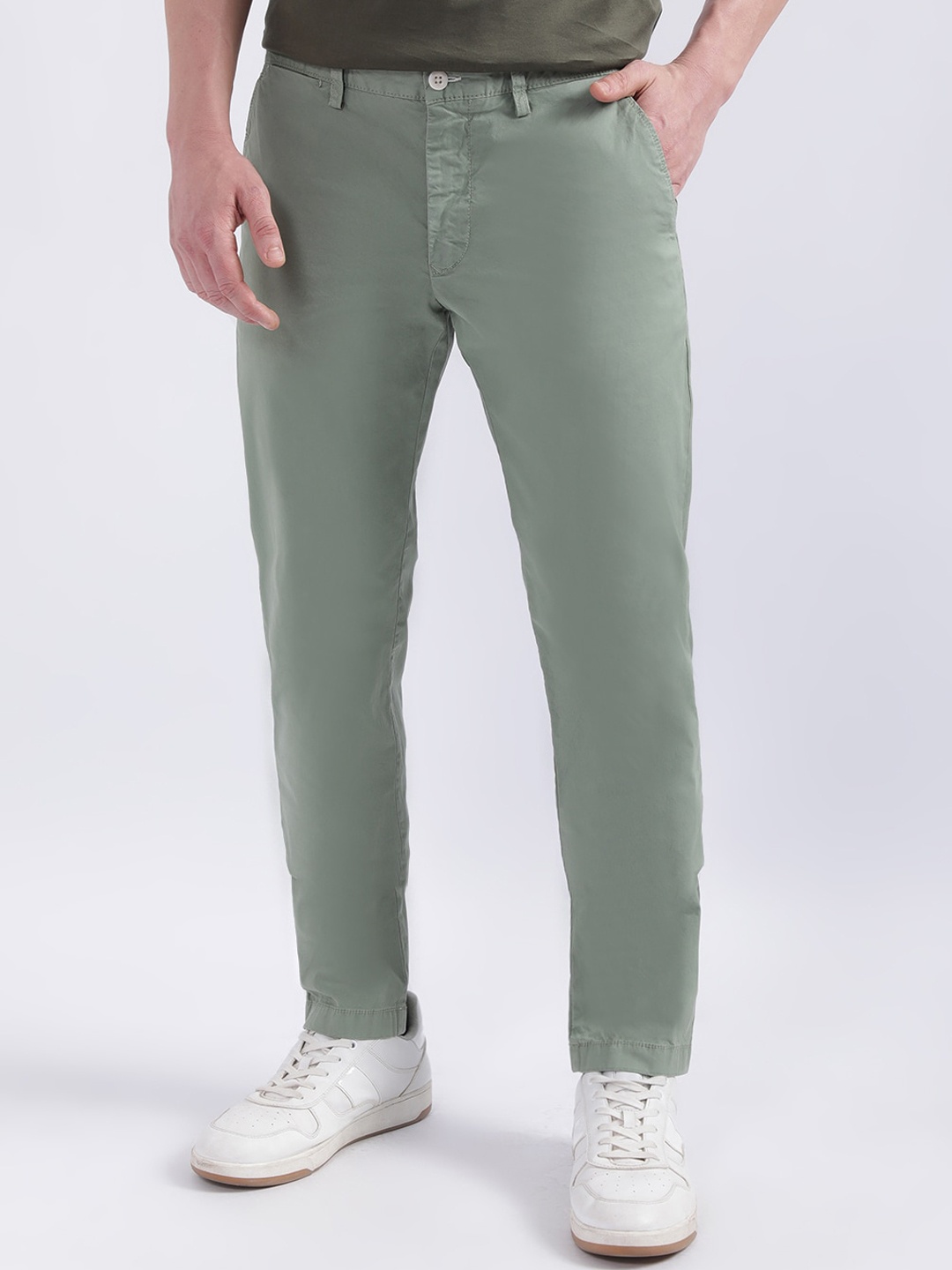 

GANT Men Slim Fit Chinos Trousers, Green