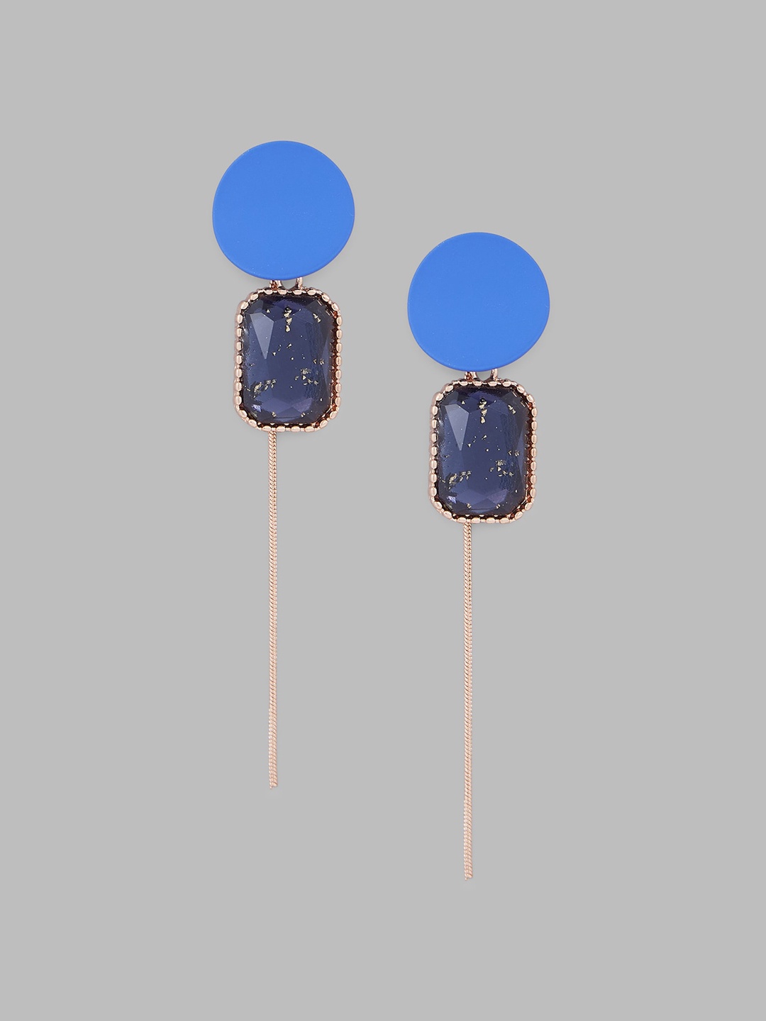 

Globus Gold-Plated Geometric Drop Earrings